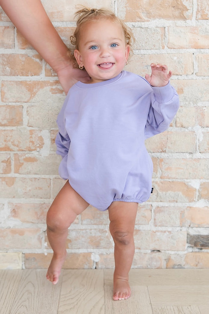 Wisteria Dream - Cloud Terry Bubble Sweatshirt