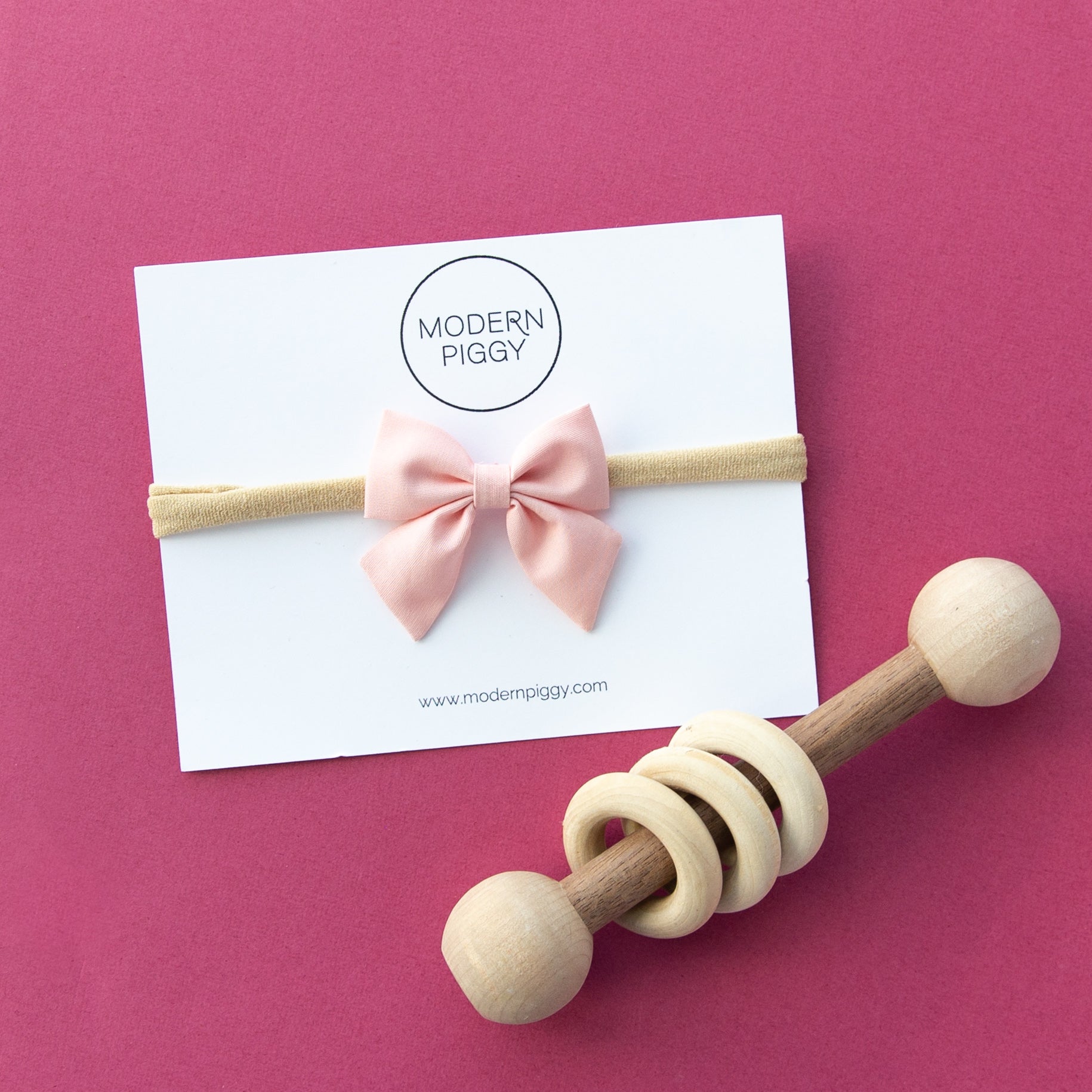 Candy Pink | Mini Piggy Bow