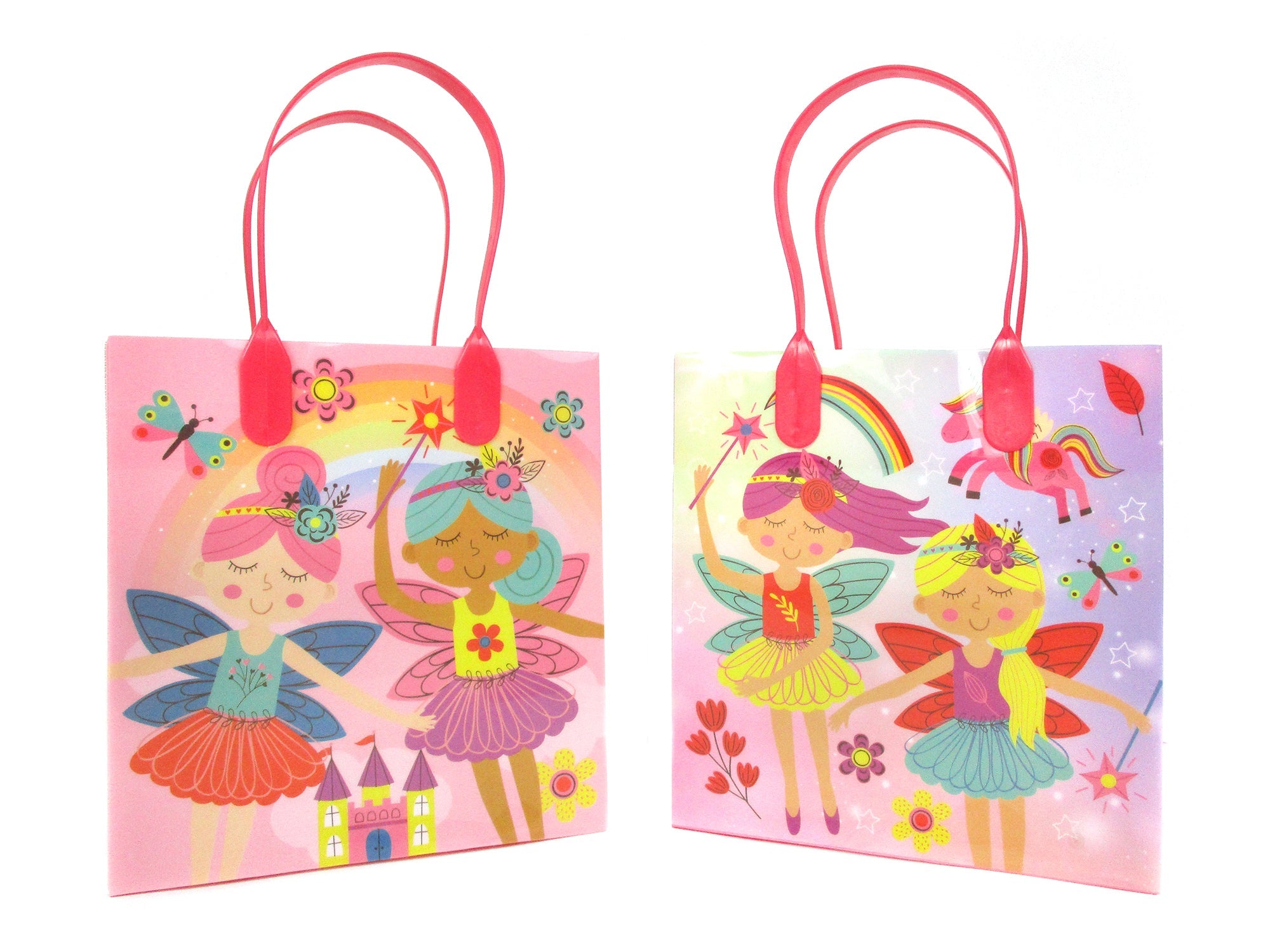 Magical Fairies Party Favor Treat Bags - Set Of 6 Or 12