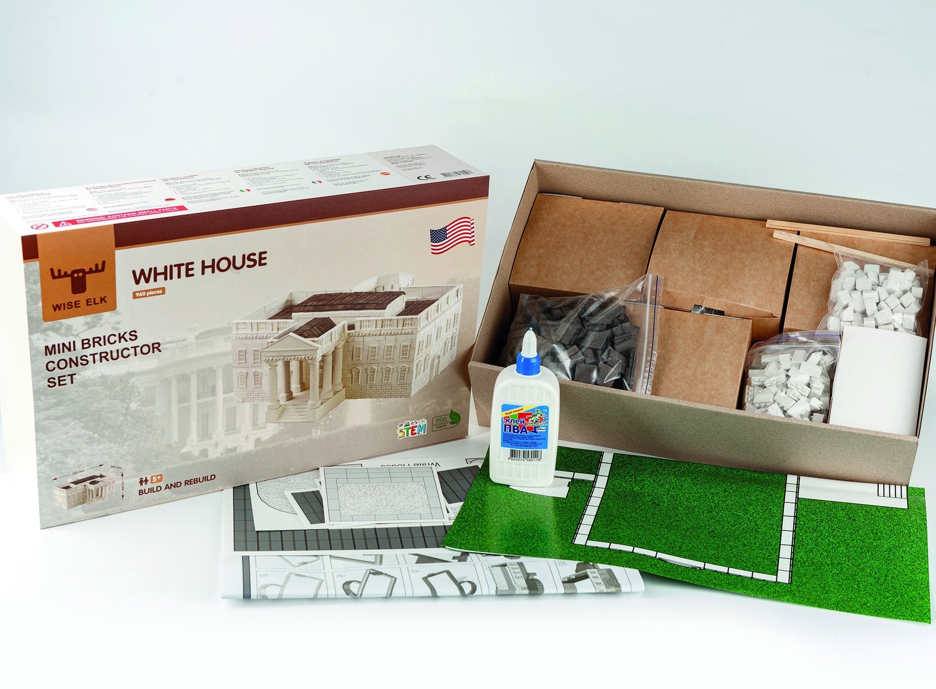 Wise Elk™ White House | 1900 pcs. by Wise Elk