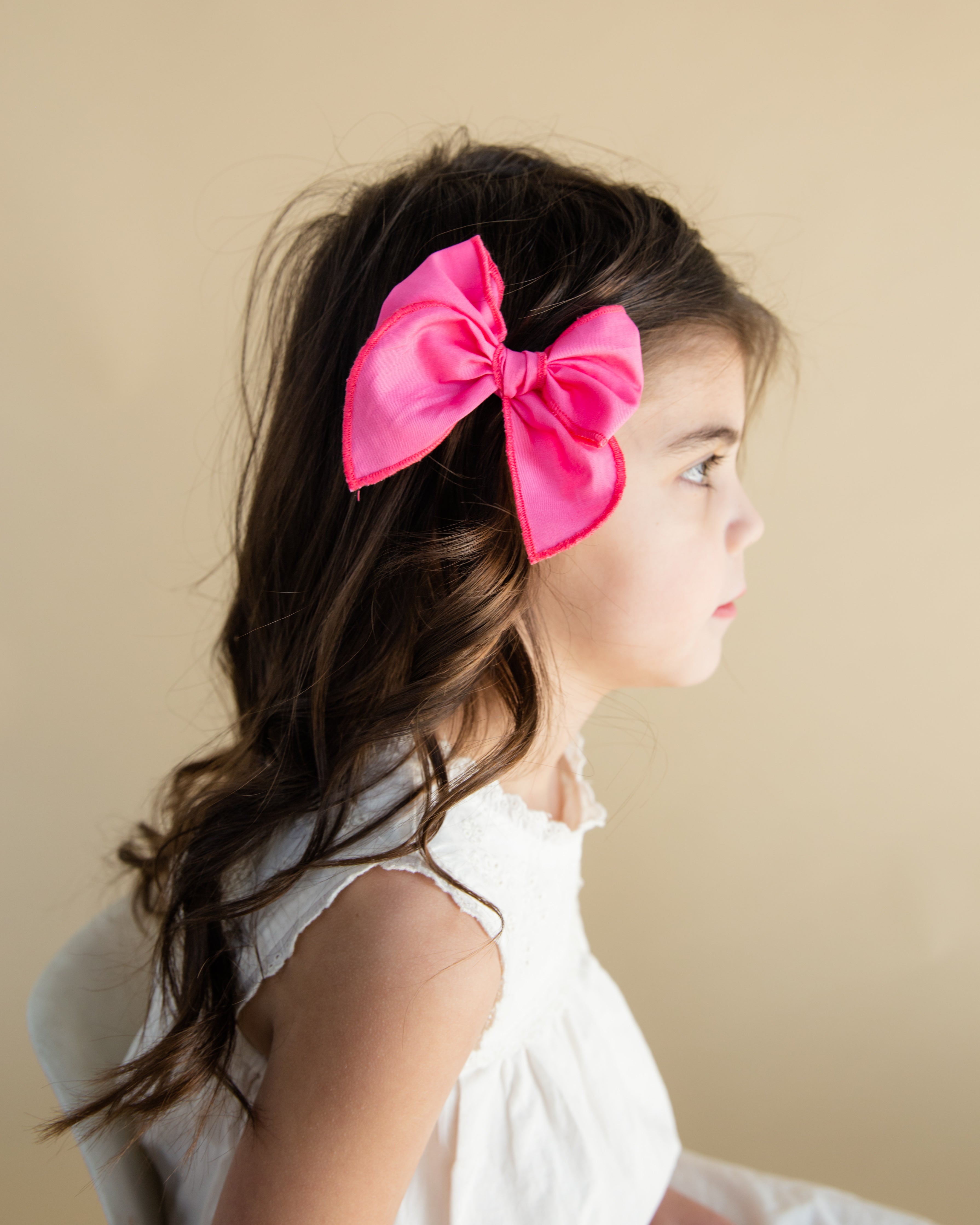 Flamingo | Petite Party Bow