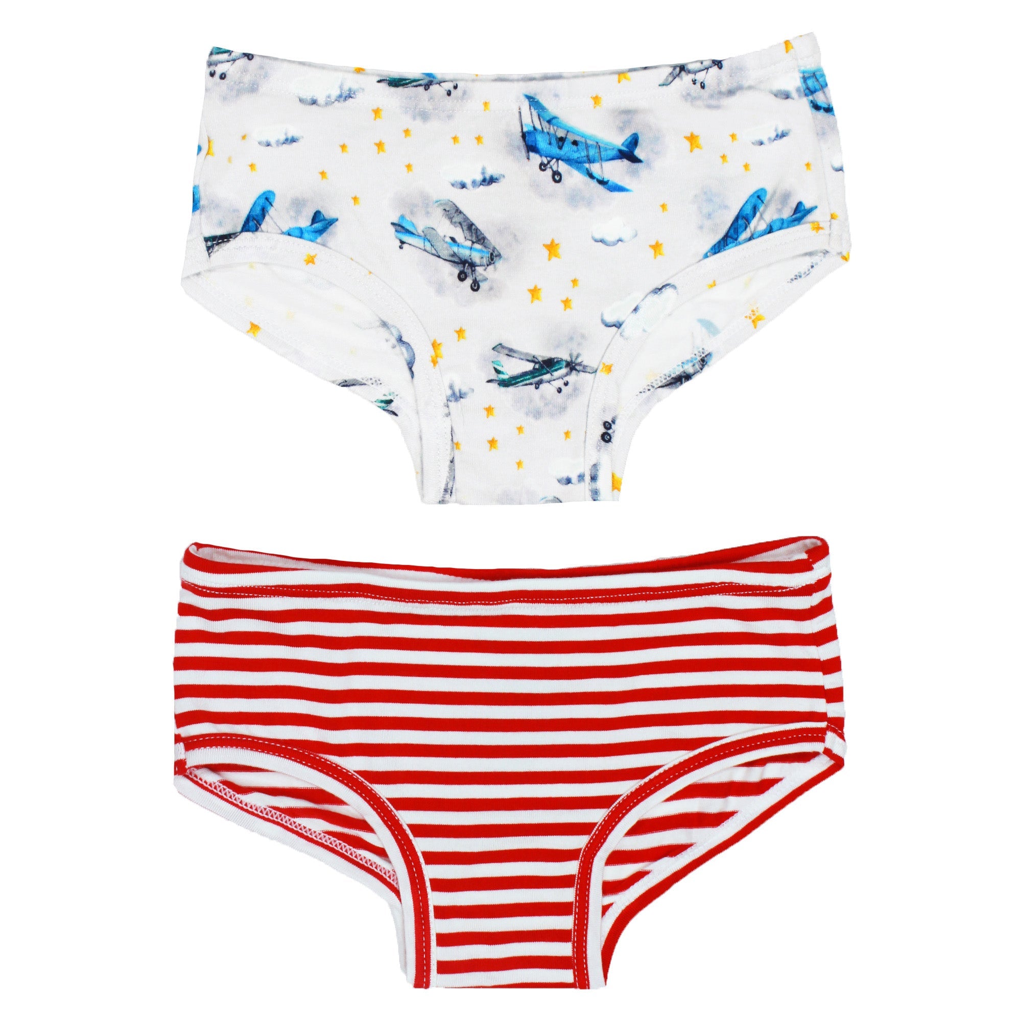 Planes Flying On Cloud 9 Girls Underwear Set Of 2