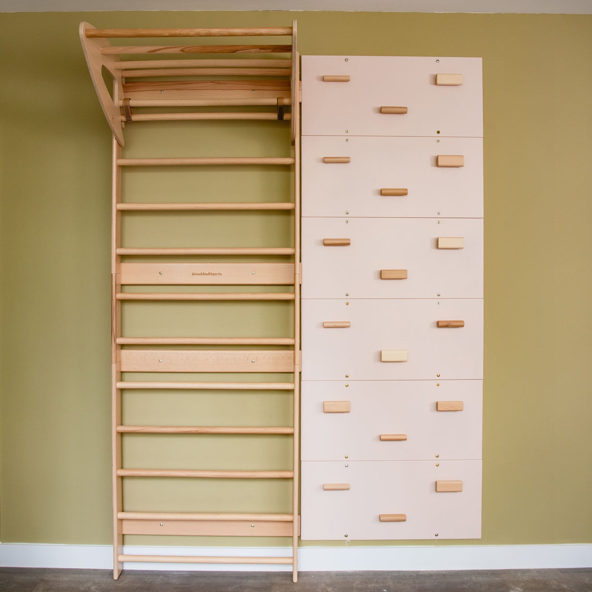 4-in-1 Swedish Wall Kit For Playroom