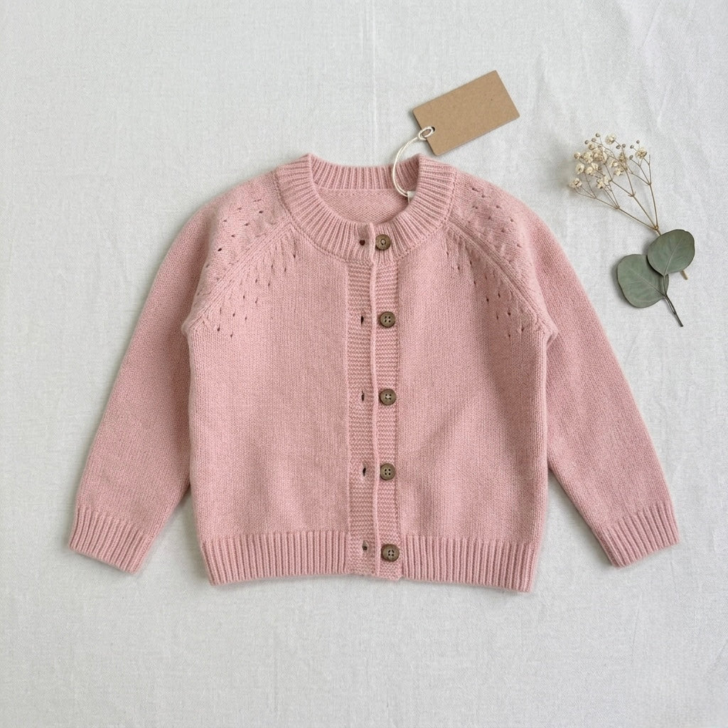 Premium Kids' Organic Cotton Cardigan | Made In Peru