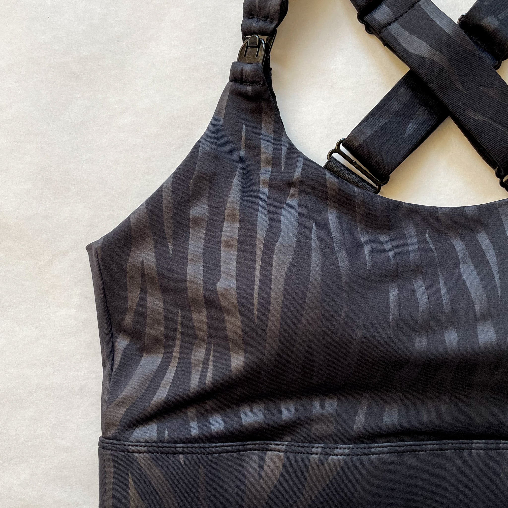 Venice High Impact Full Coverage Nursing Sports Bra (black Tiger)