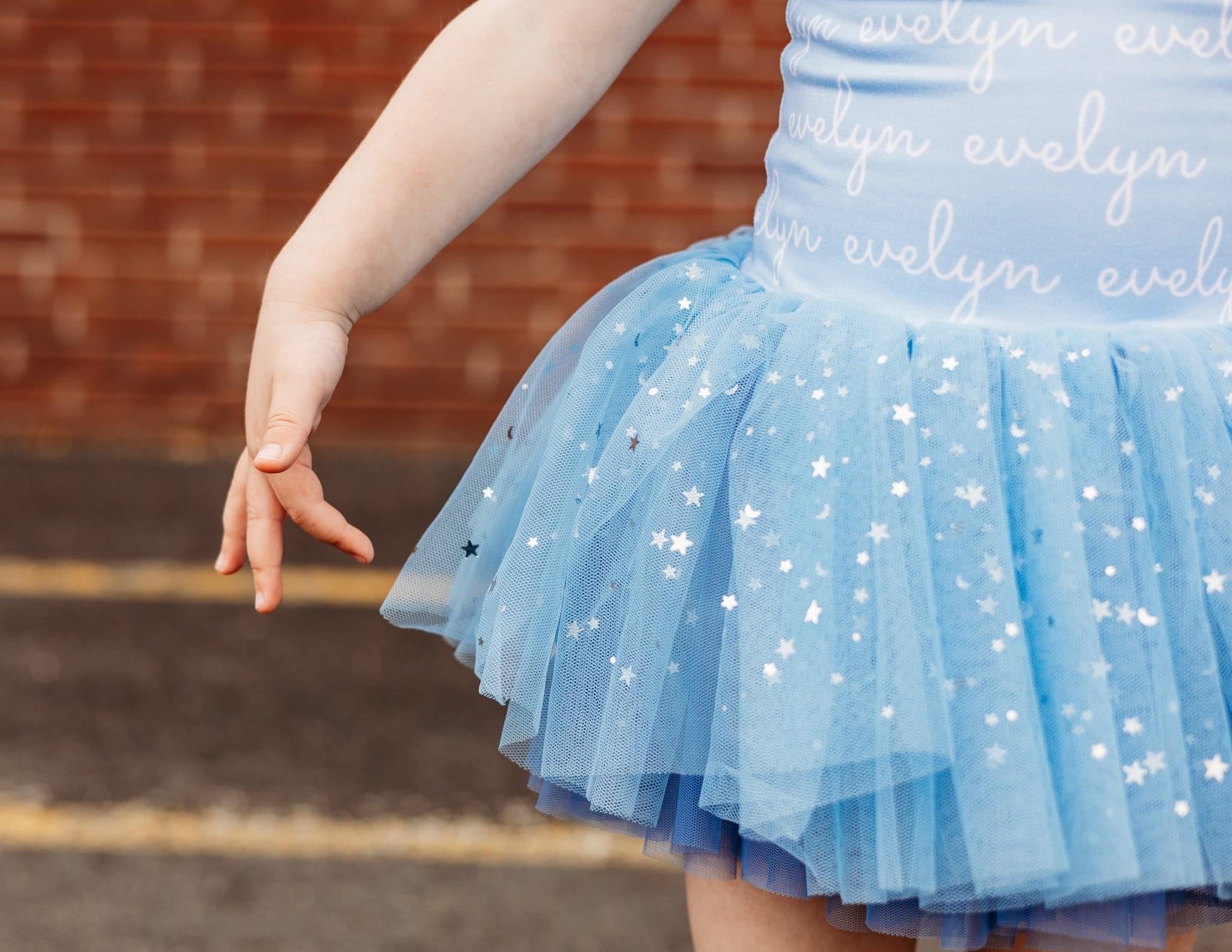 Stars Tutude - Personalized Tutude - Color Background