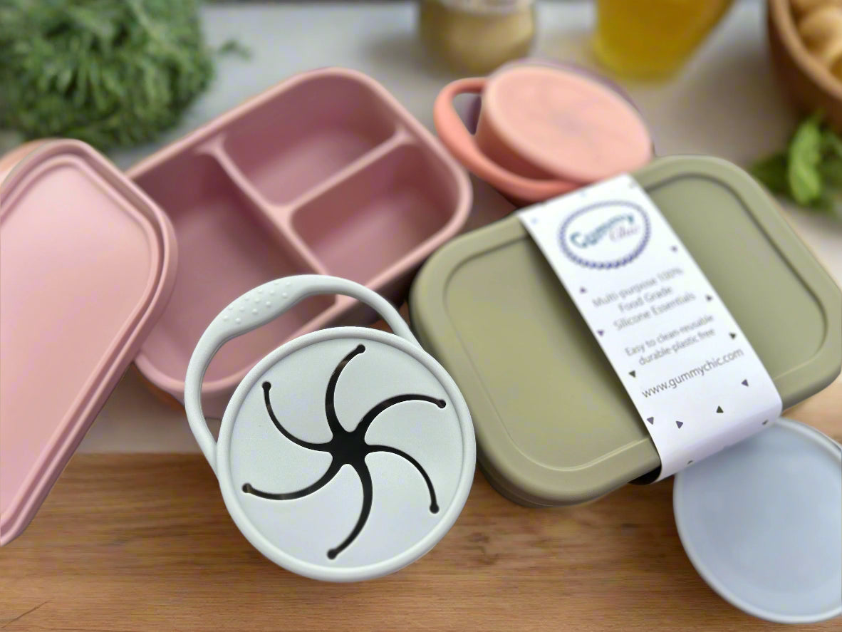 Bento Box Silicone Lunchbox: Eco-friendly Reusable Lunchbox For School & Work