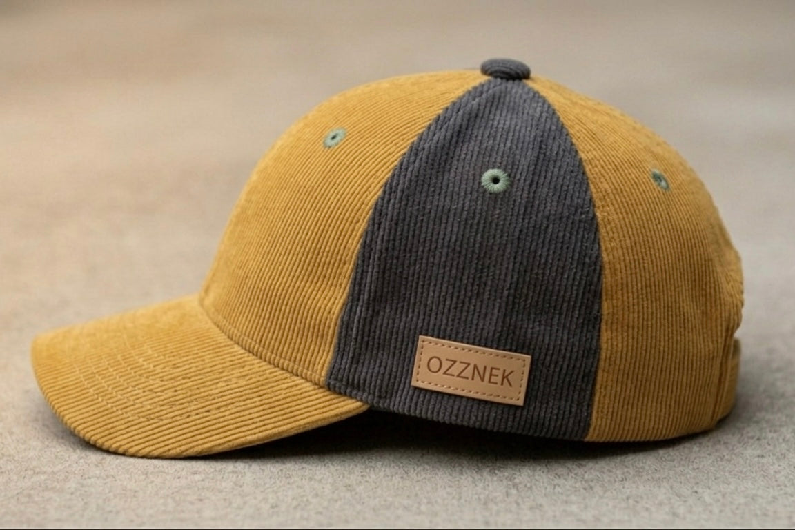 Retro Baseball Cap | Multi-tone Hat For Big Kids & Adults