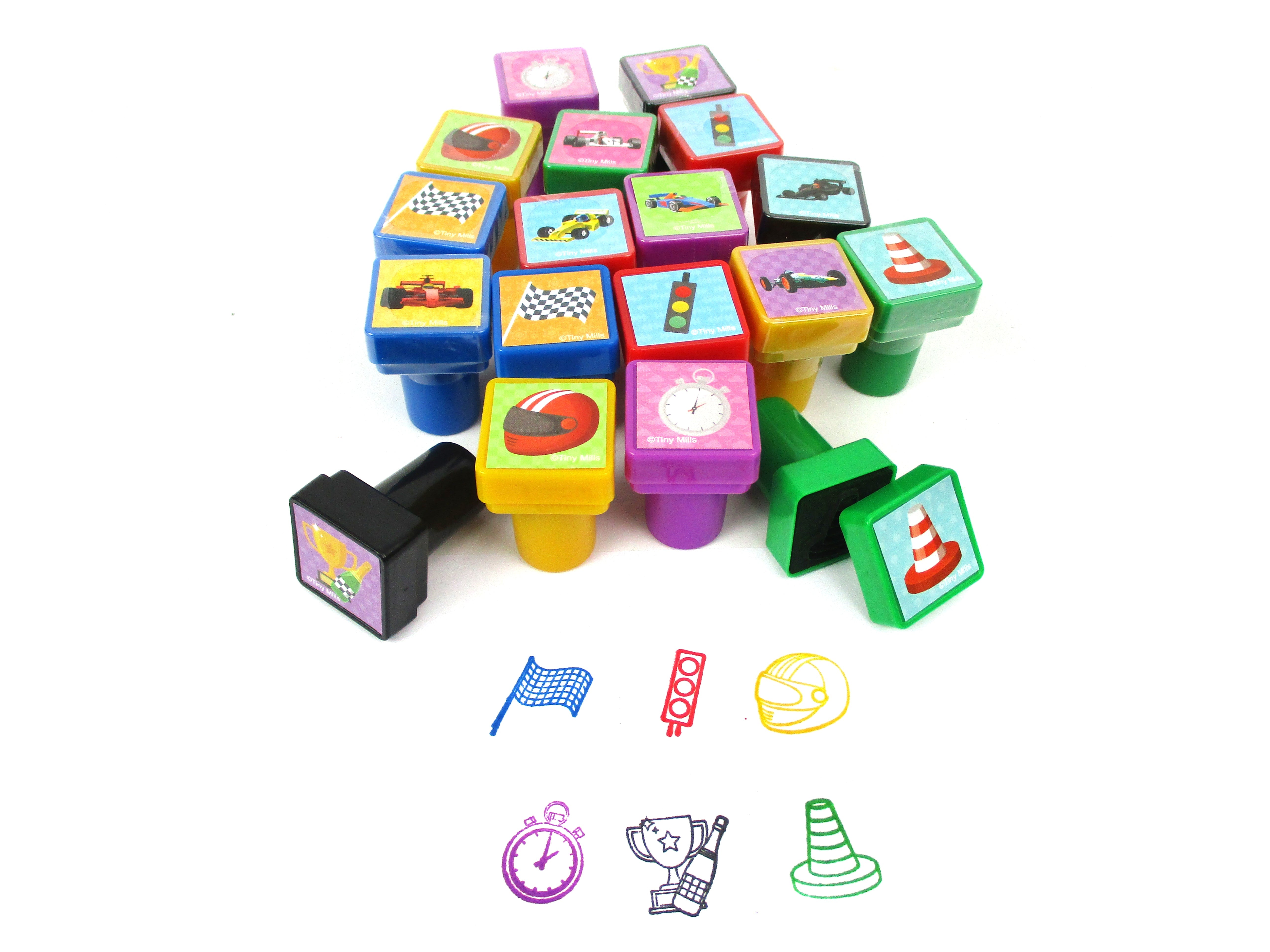 Race Car Square Stampers
