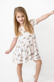 Plane Fun Dream Ruffle Dress