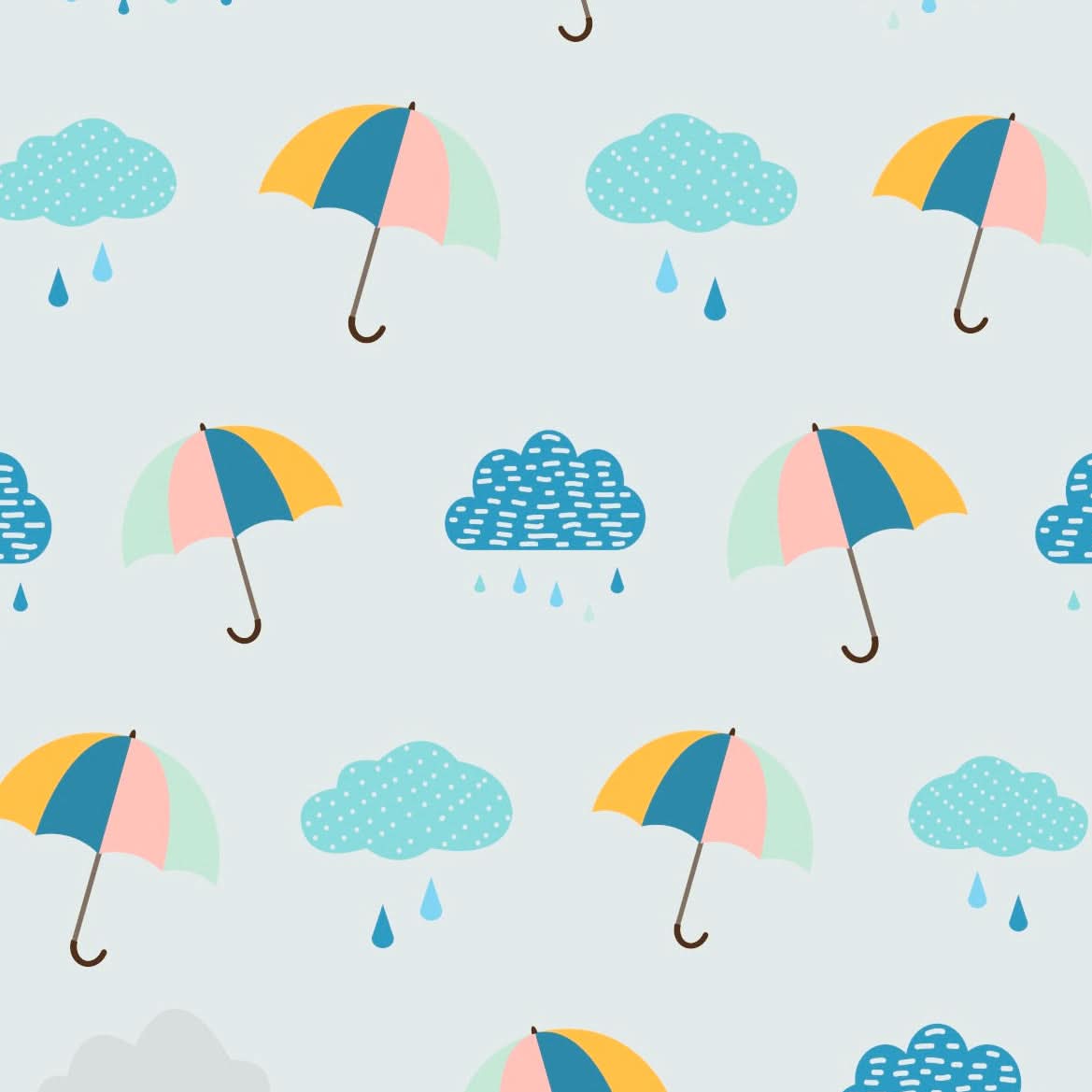 Girls' Raindrop Retreat Pajamas