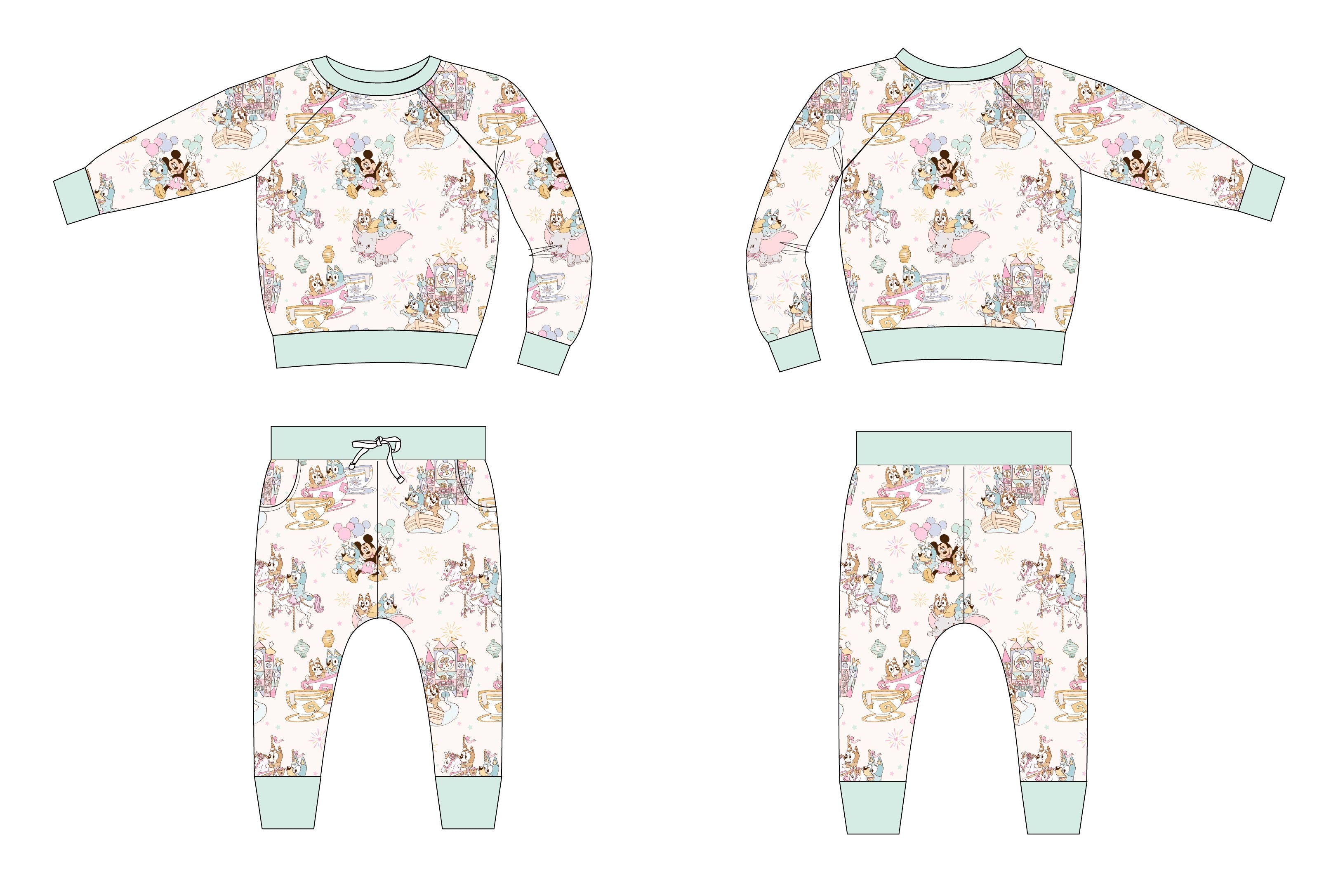 Pastel Park (belize) - French Terry Set