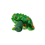 2" Wooden Musical Frog - Green Spring Design (percussion Instrument)