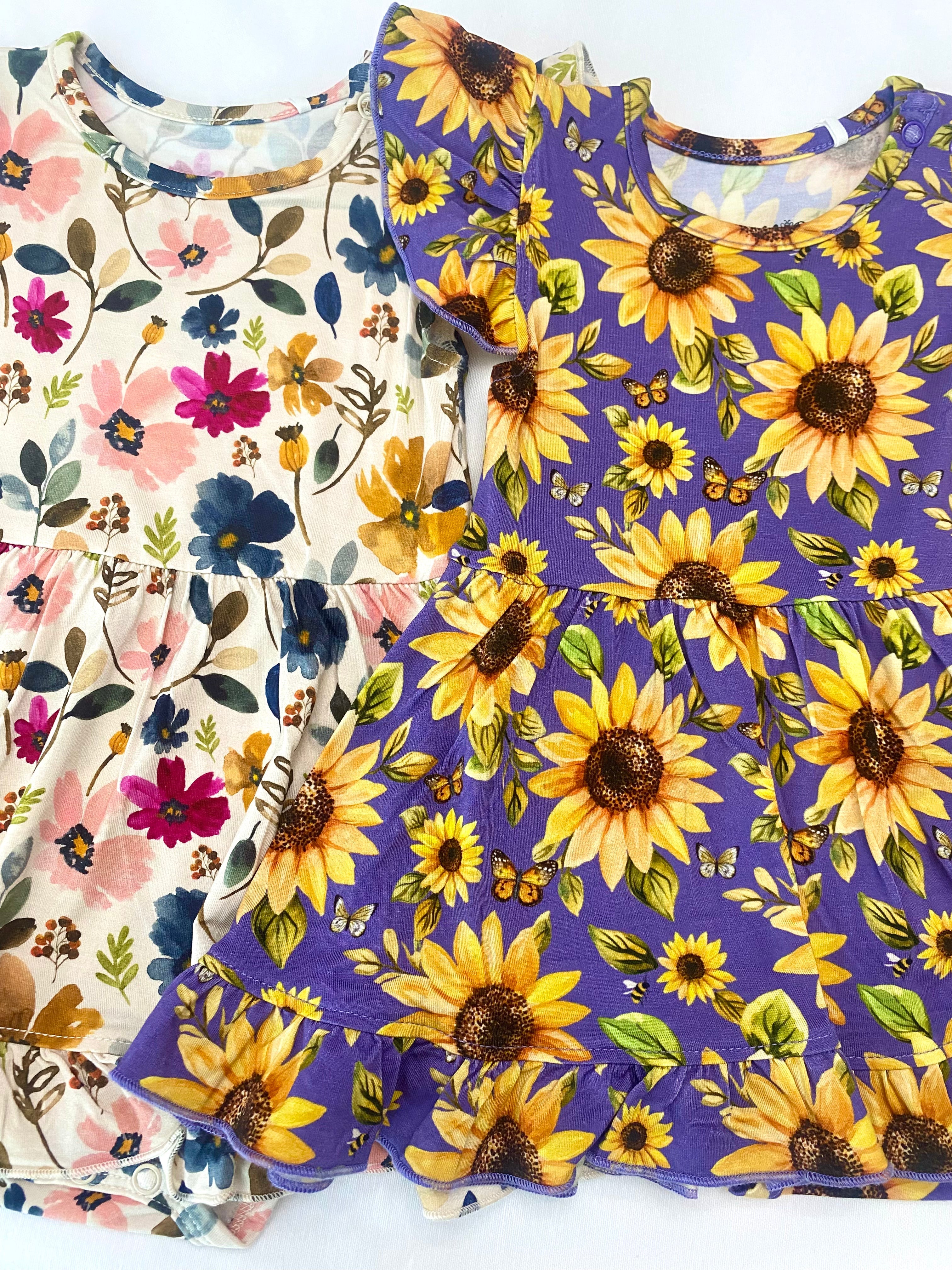 Sunflower Solace Bodysuit Twirl