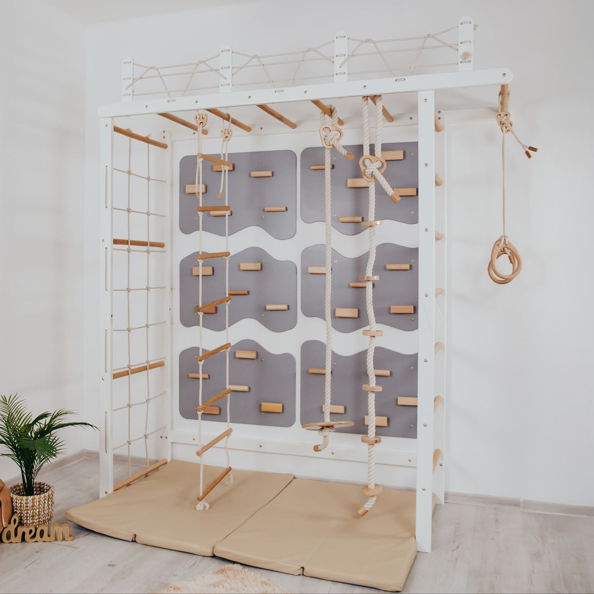 Climbing Indoor Playspace For Kids, Complete Climbing Set