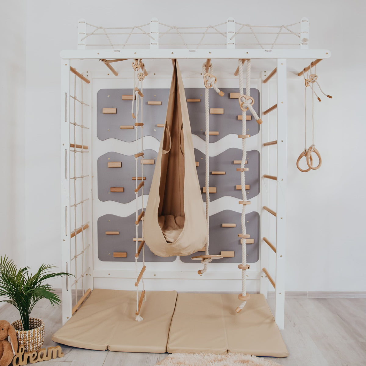 Climbing Indoor Playspace For Kids, Complete Climbing Set