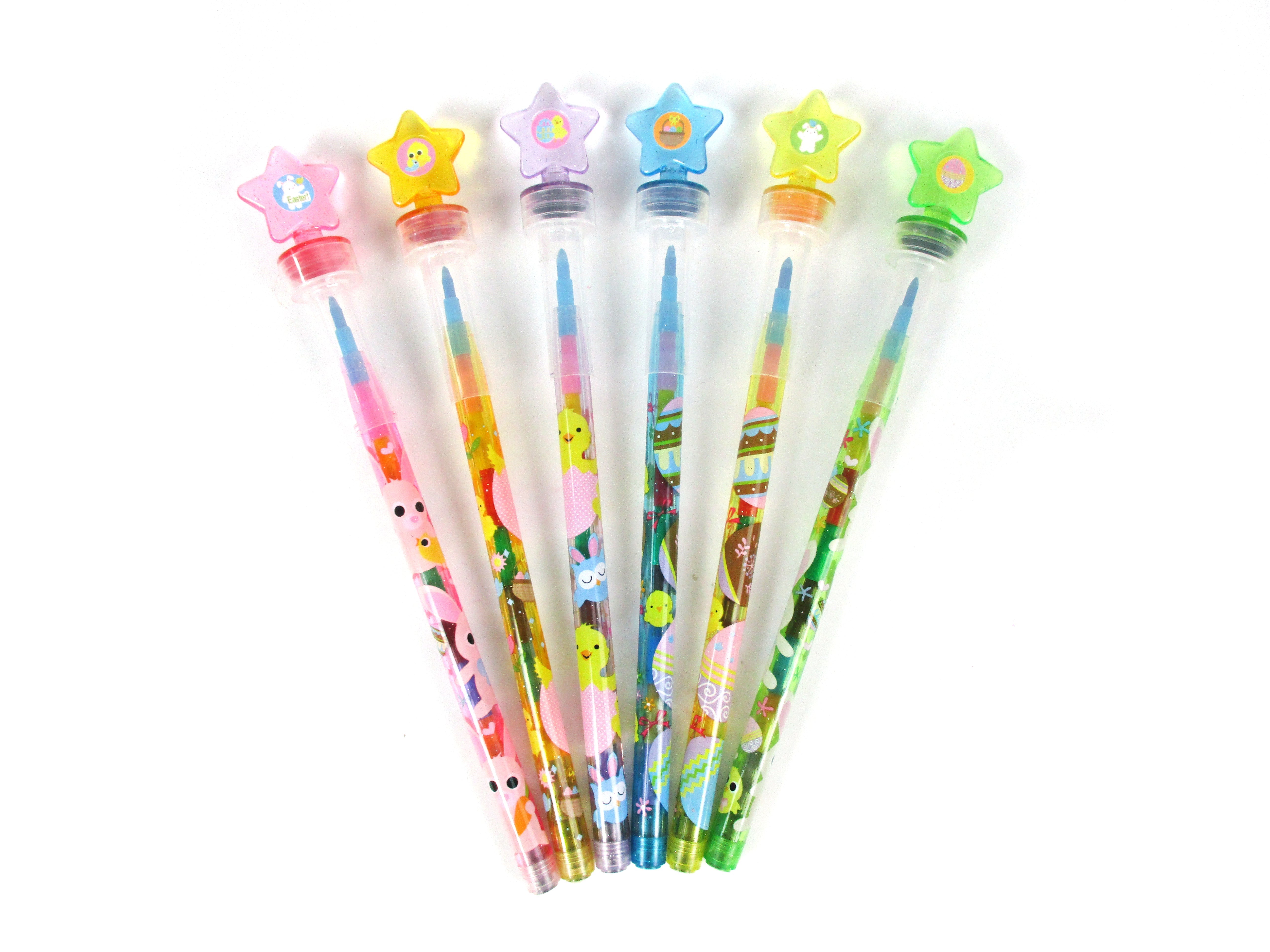 Easter Stackable Crayon With Stamper Topper