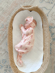 Ballet Blush Knotted Gown
