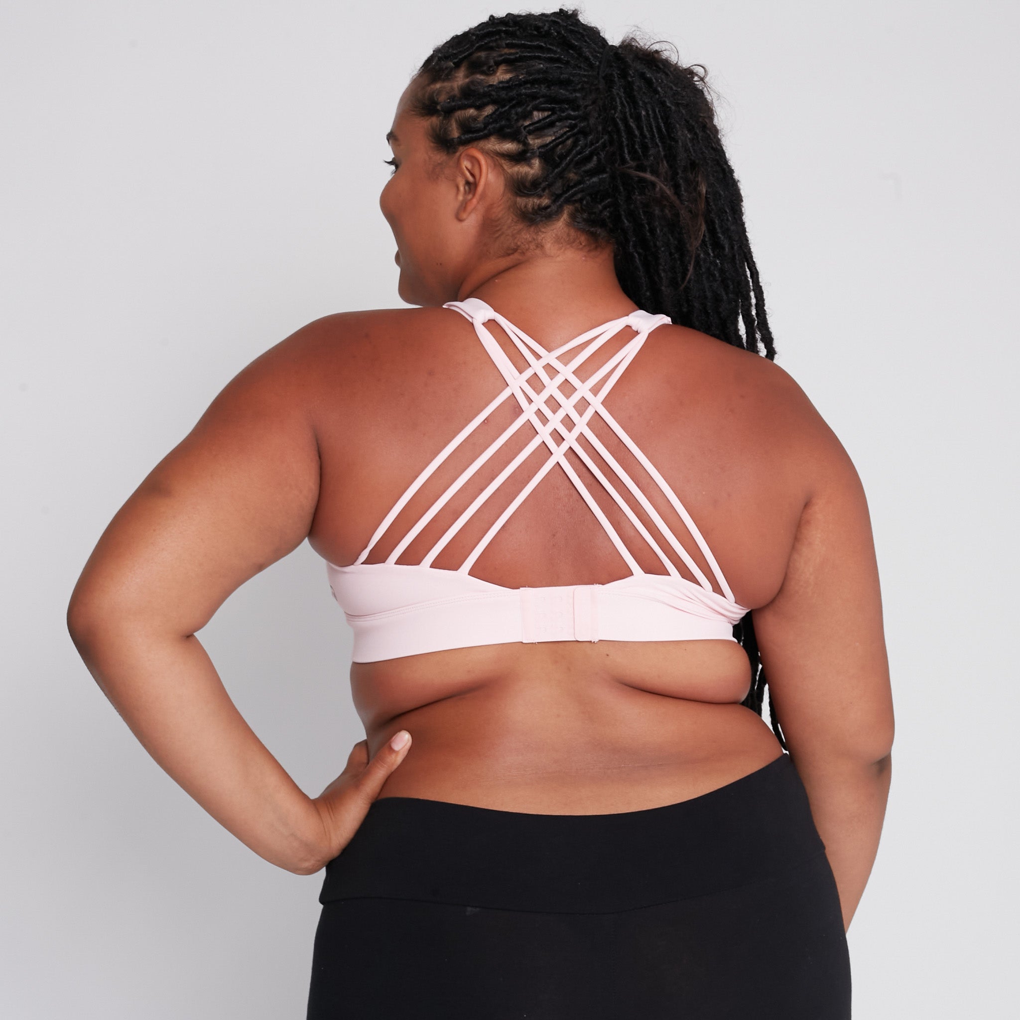 Océane 4 - Medium Support Nursing & Hands Free Pumping Sports Bra (blush Pink)