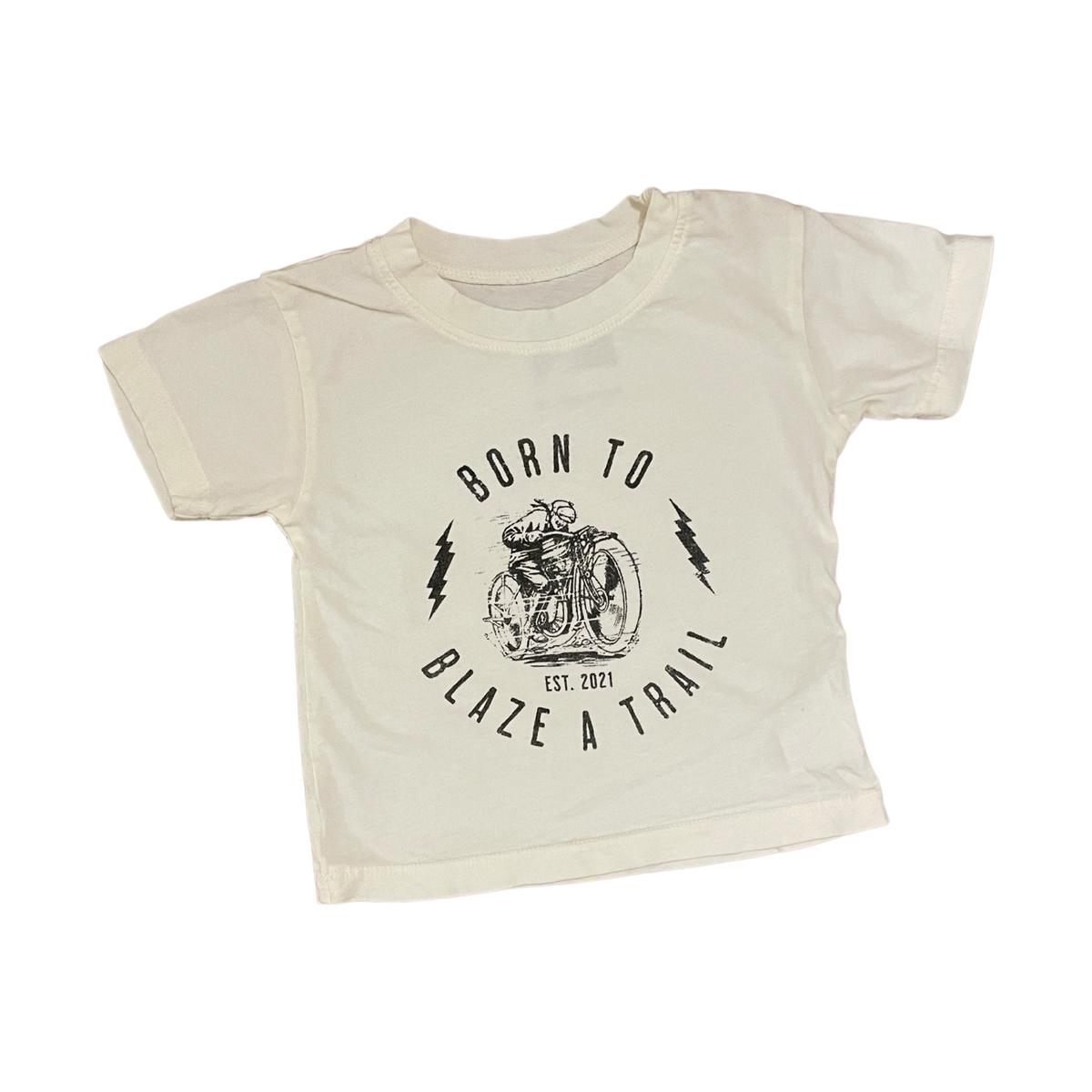 Legacy Tee | Motorcycle On Antique White