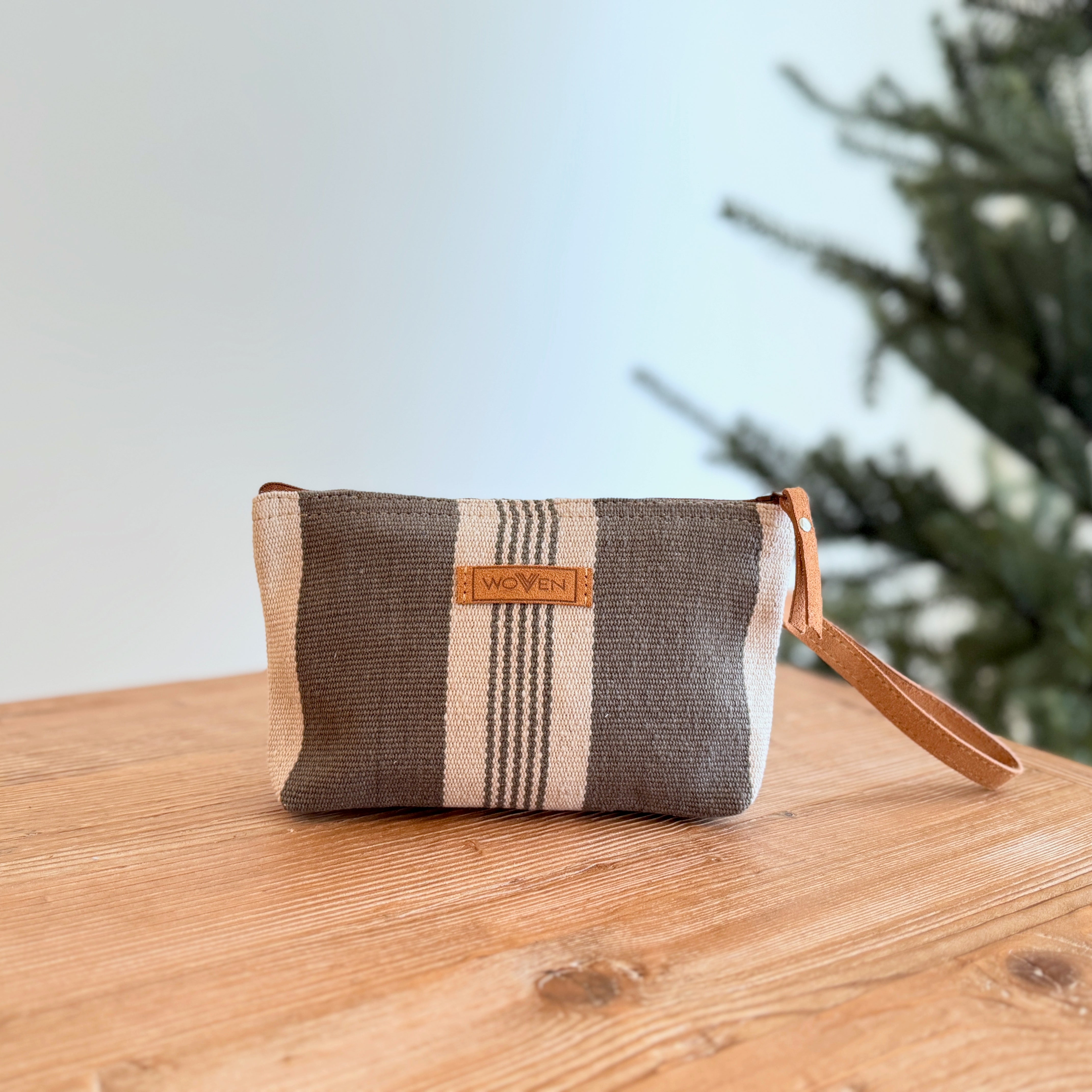 Cosmetic Pouch With Wrist Strap