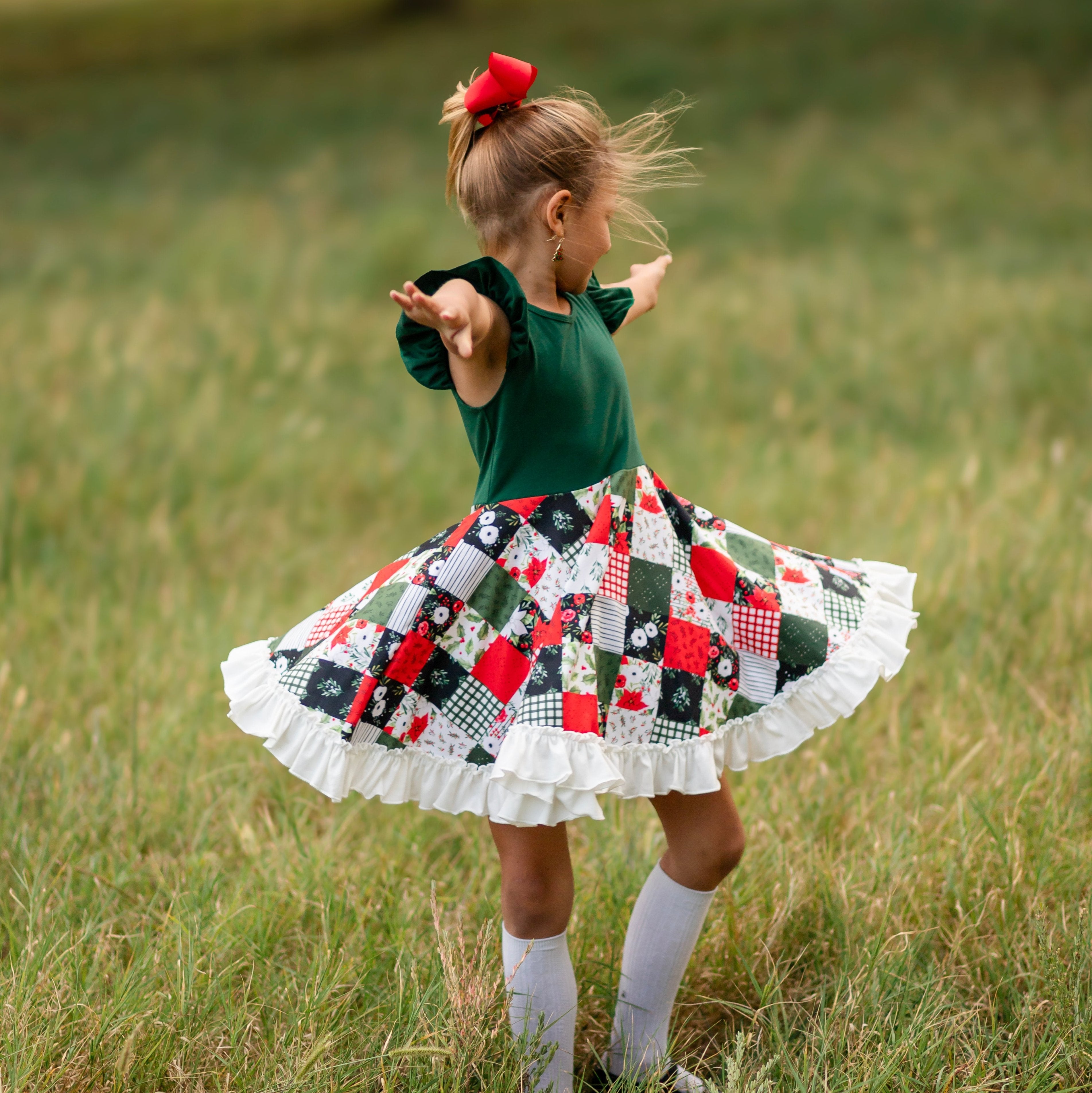 Quilt Twirl Dress