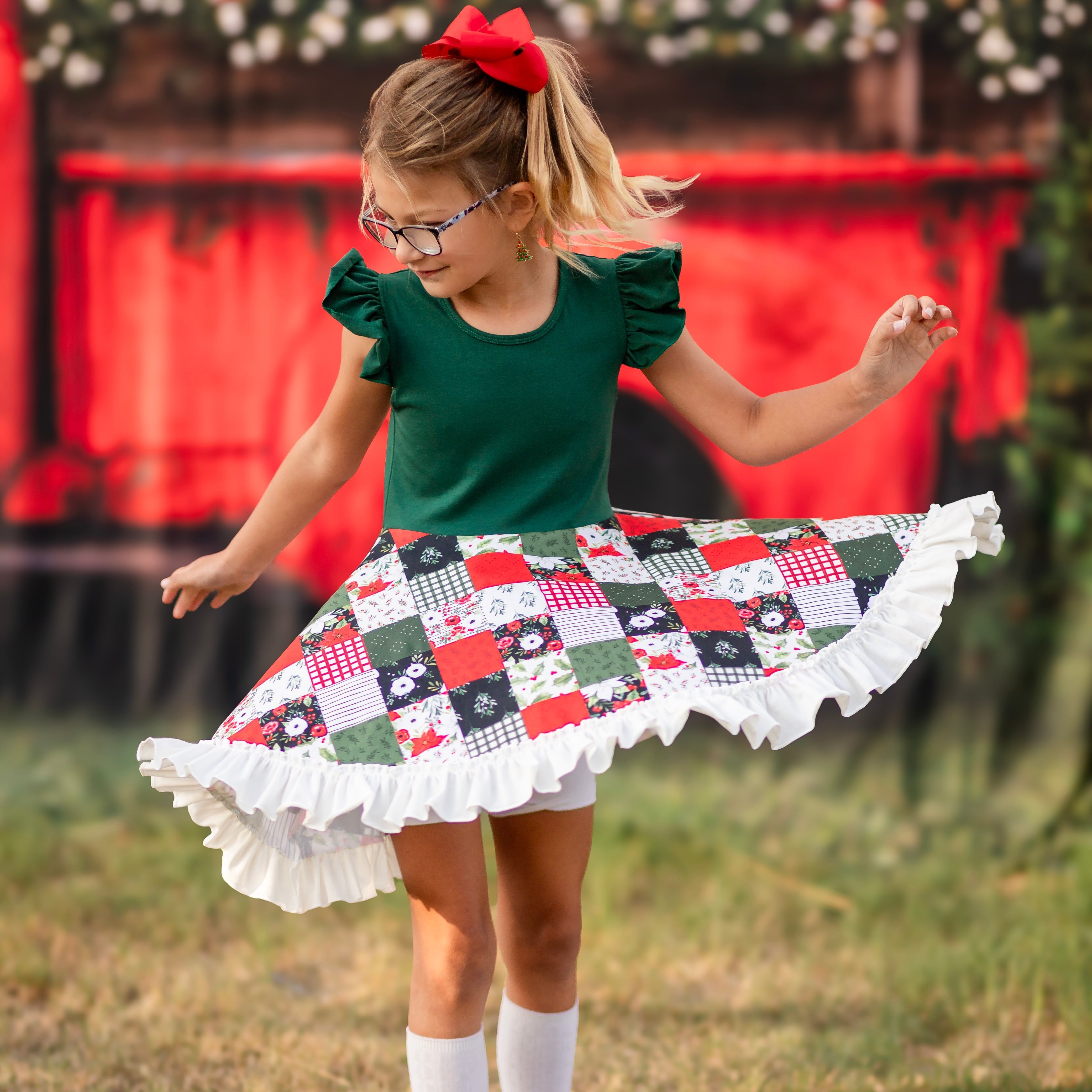 Quilt Twirl Dress
