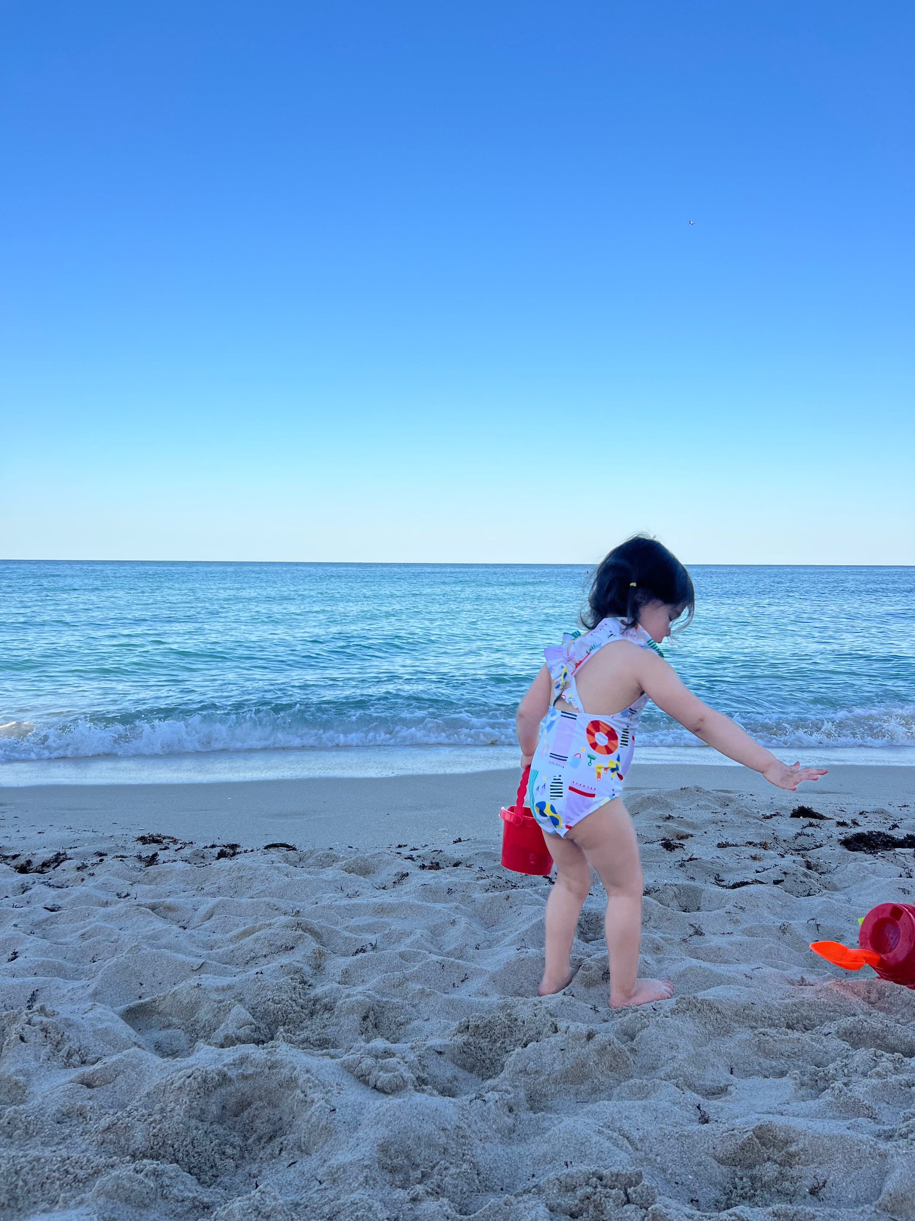 Upf 50+ Recycled Polyester Beach Baby Swimsuit