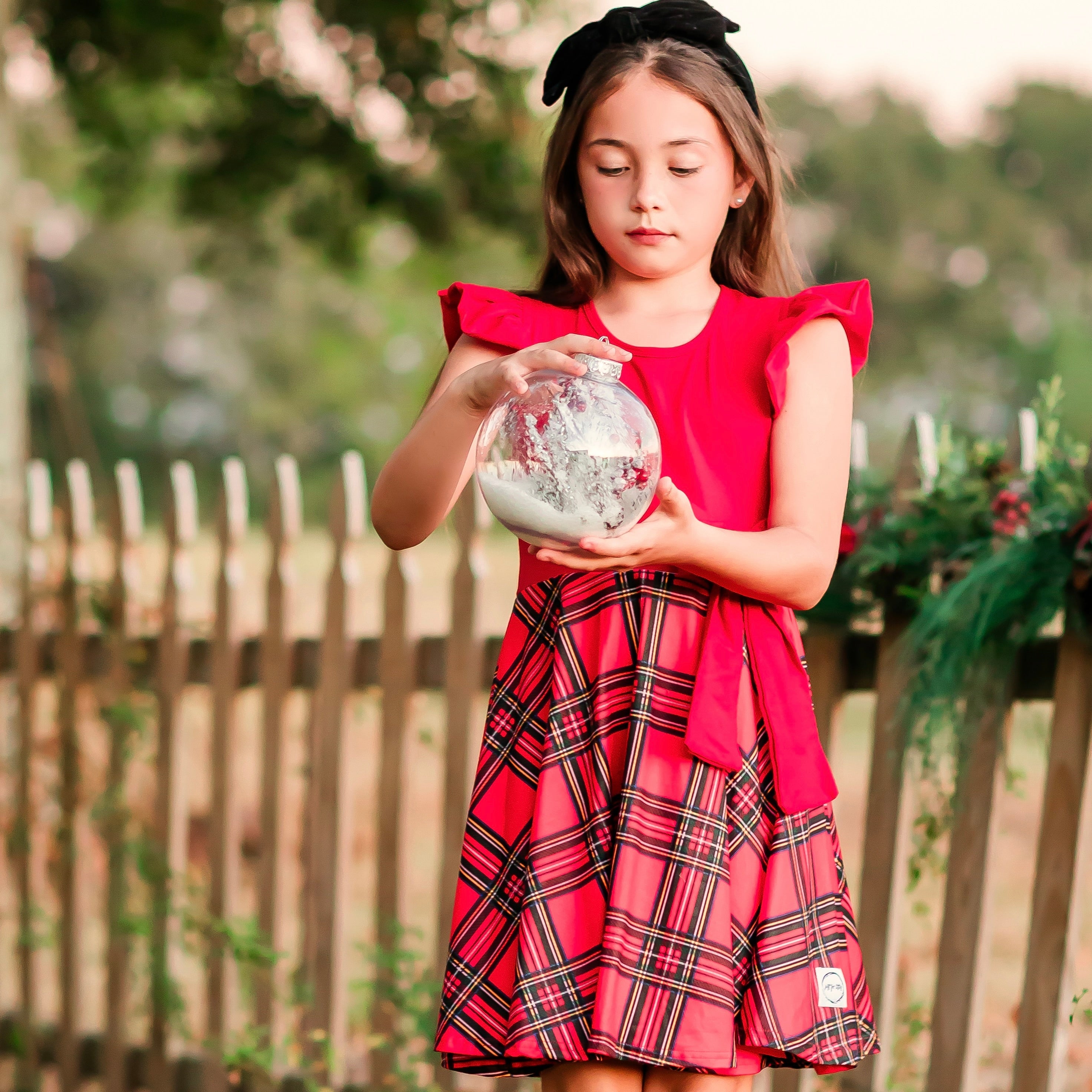 Red Fancy Twirl Dress
