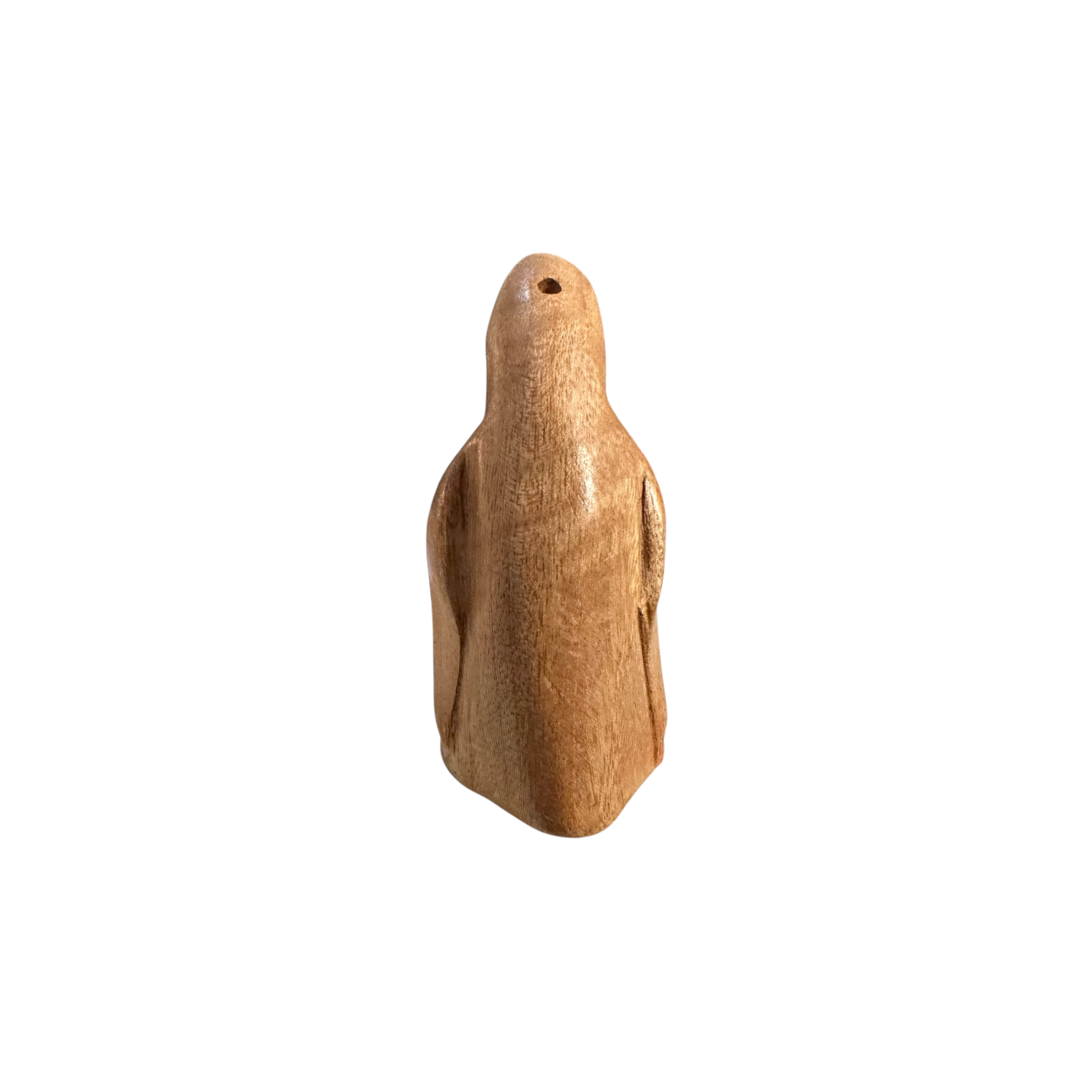 4" Nature Wood Musical Whistle Penguin Instrument