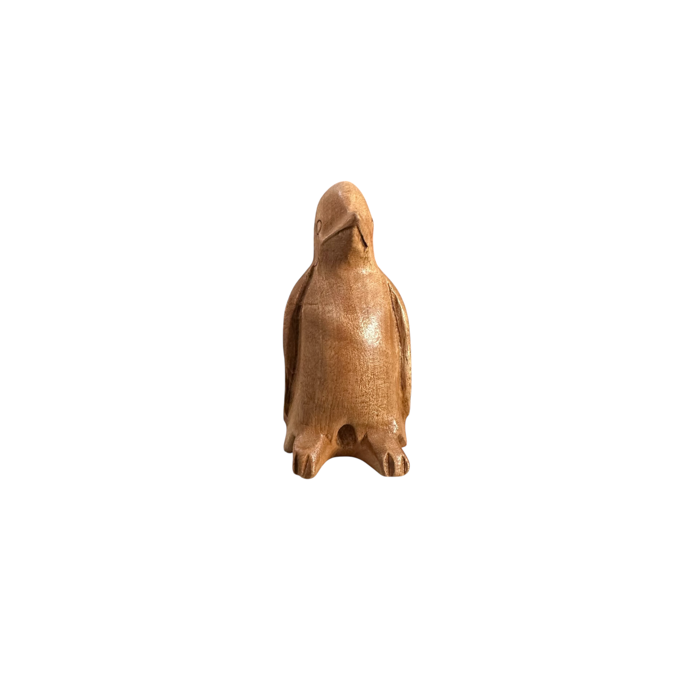 4" Nature Wood Musical Whistle Penguin Instrument