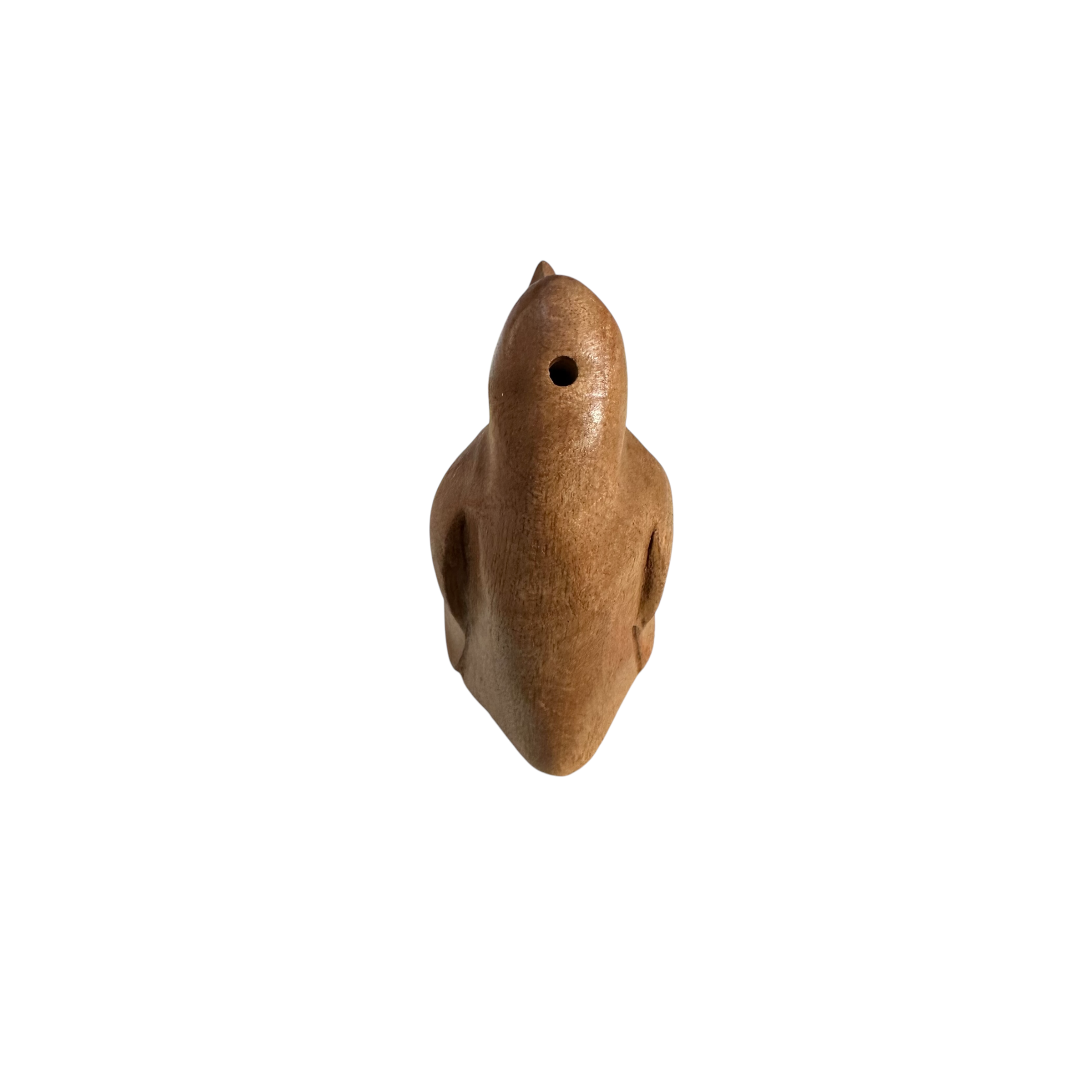 4" Nature Wood Musical Whistle Penguin Instrument