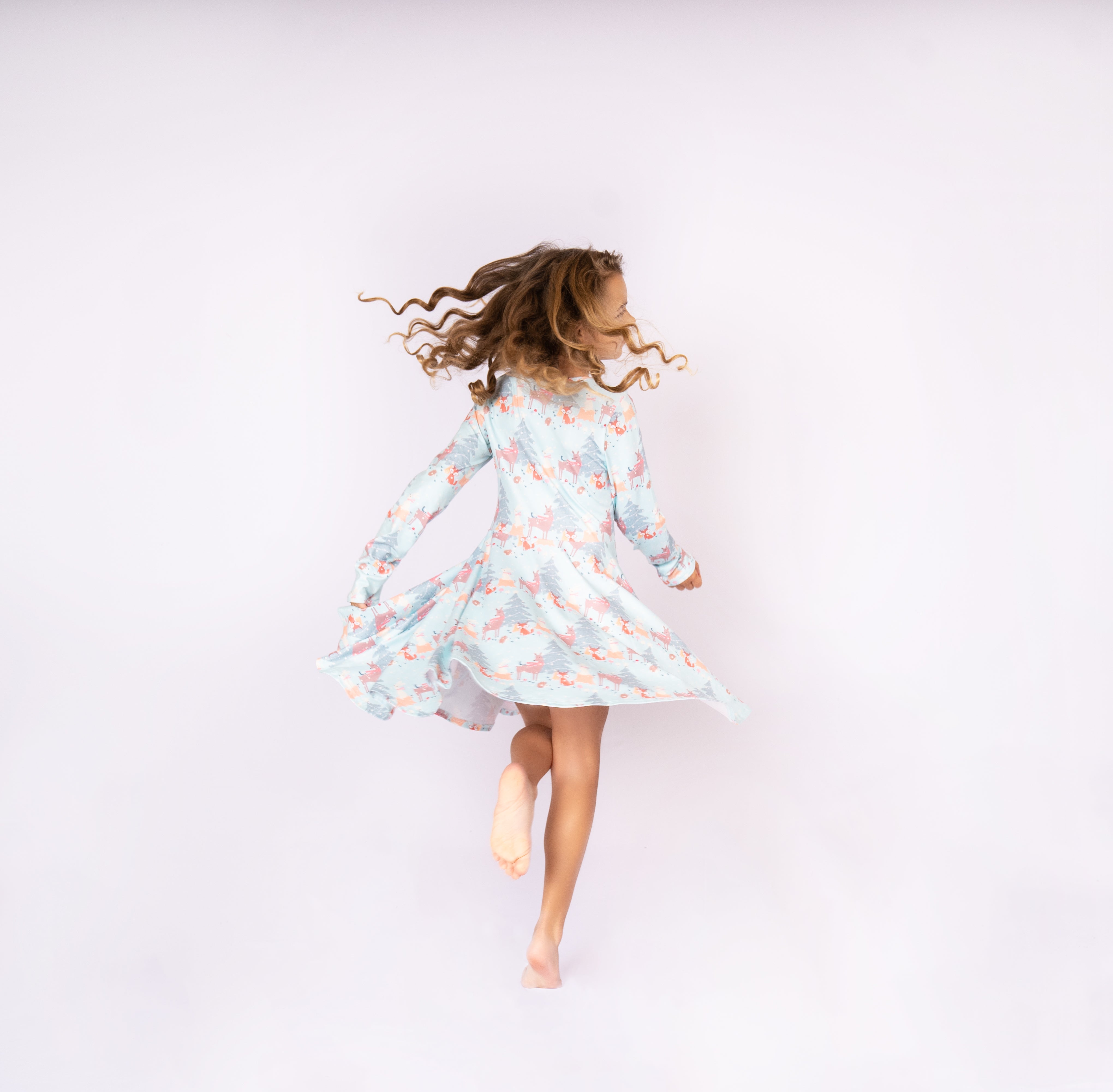 Winter Forest Friends Dress