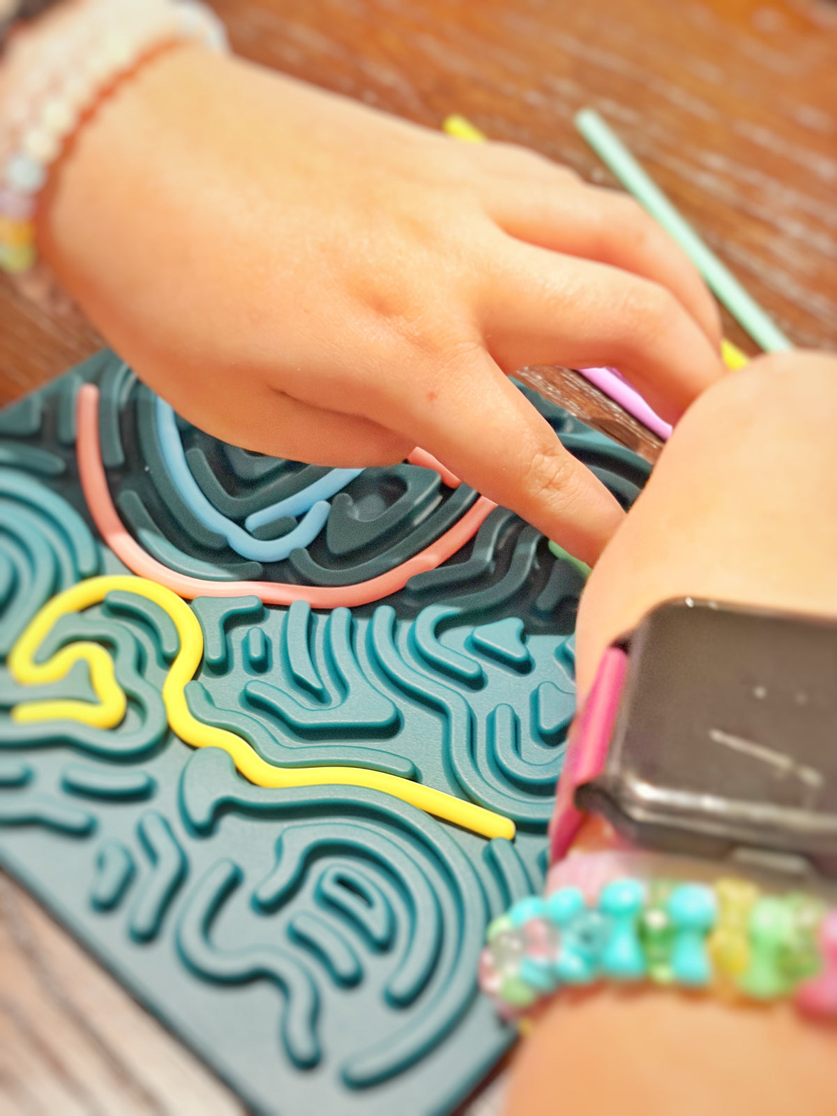 Silicone Calm Board Sensory Puzzle & Fine Motor Toy
