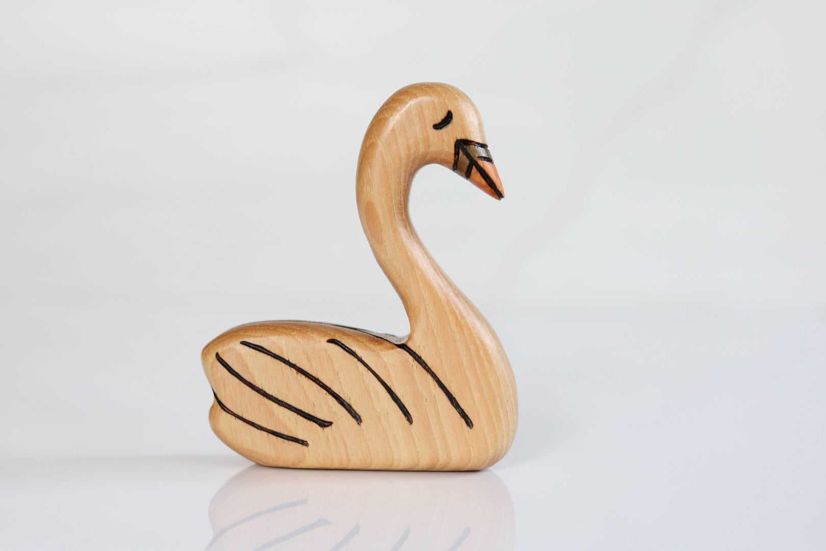 Wooden Swan Toy
