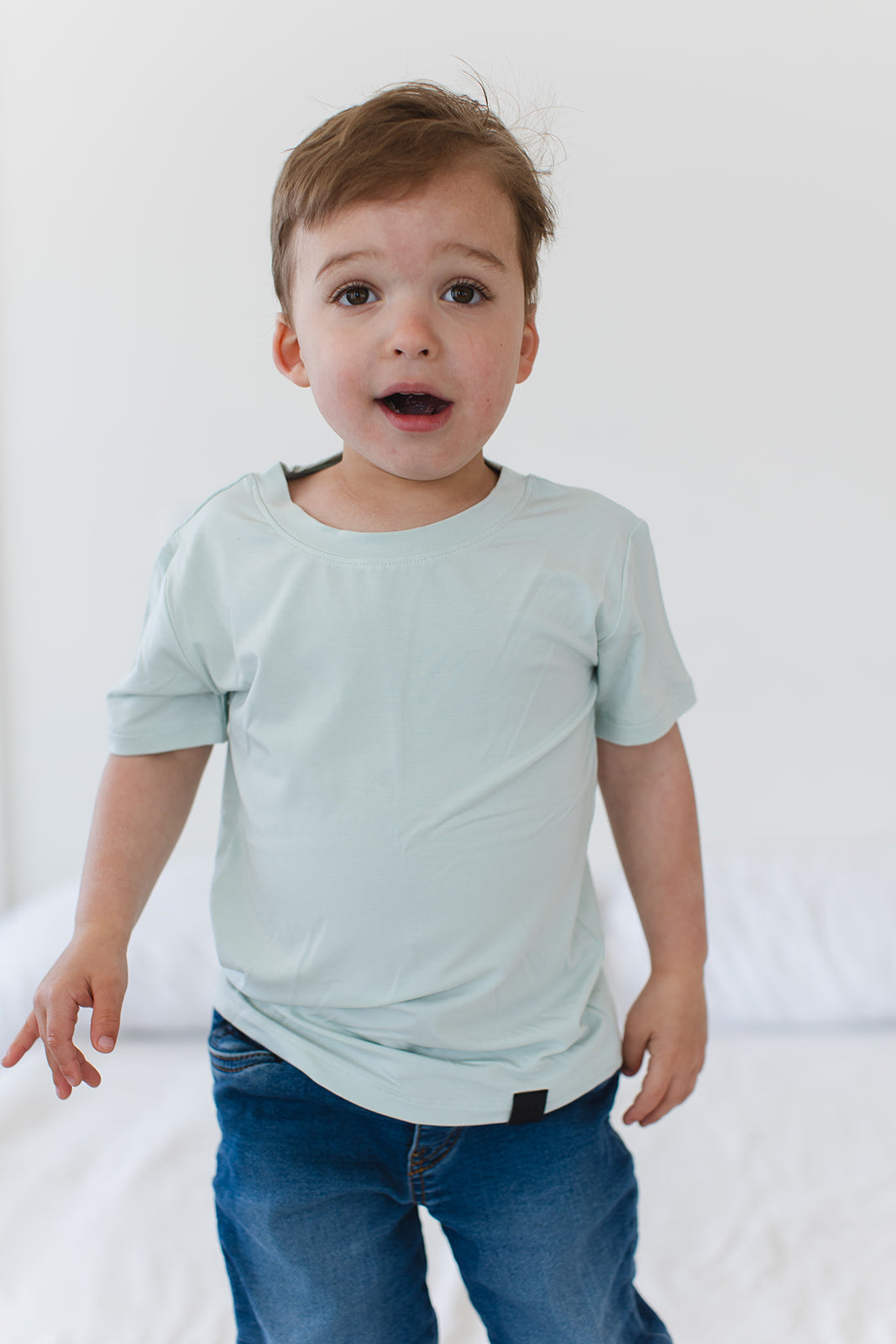 Juliet (solid Mint) - Everyday Tee