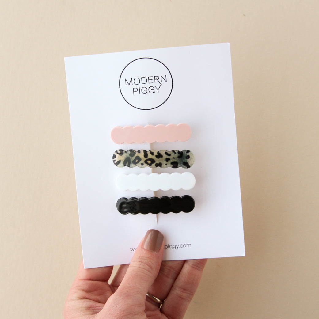 Leopard Scallop | Clip Set