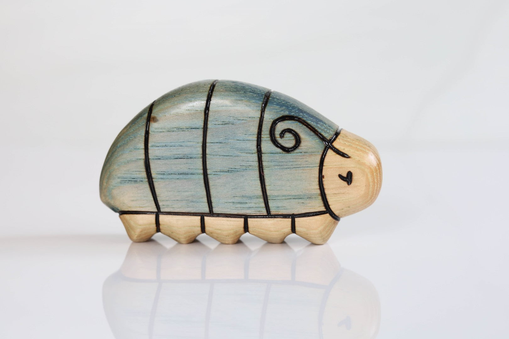 Wooden Roly Poly Pill Bug Toy | Sweet Potato Village