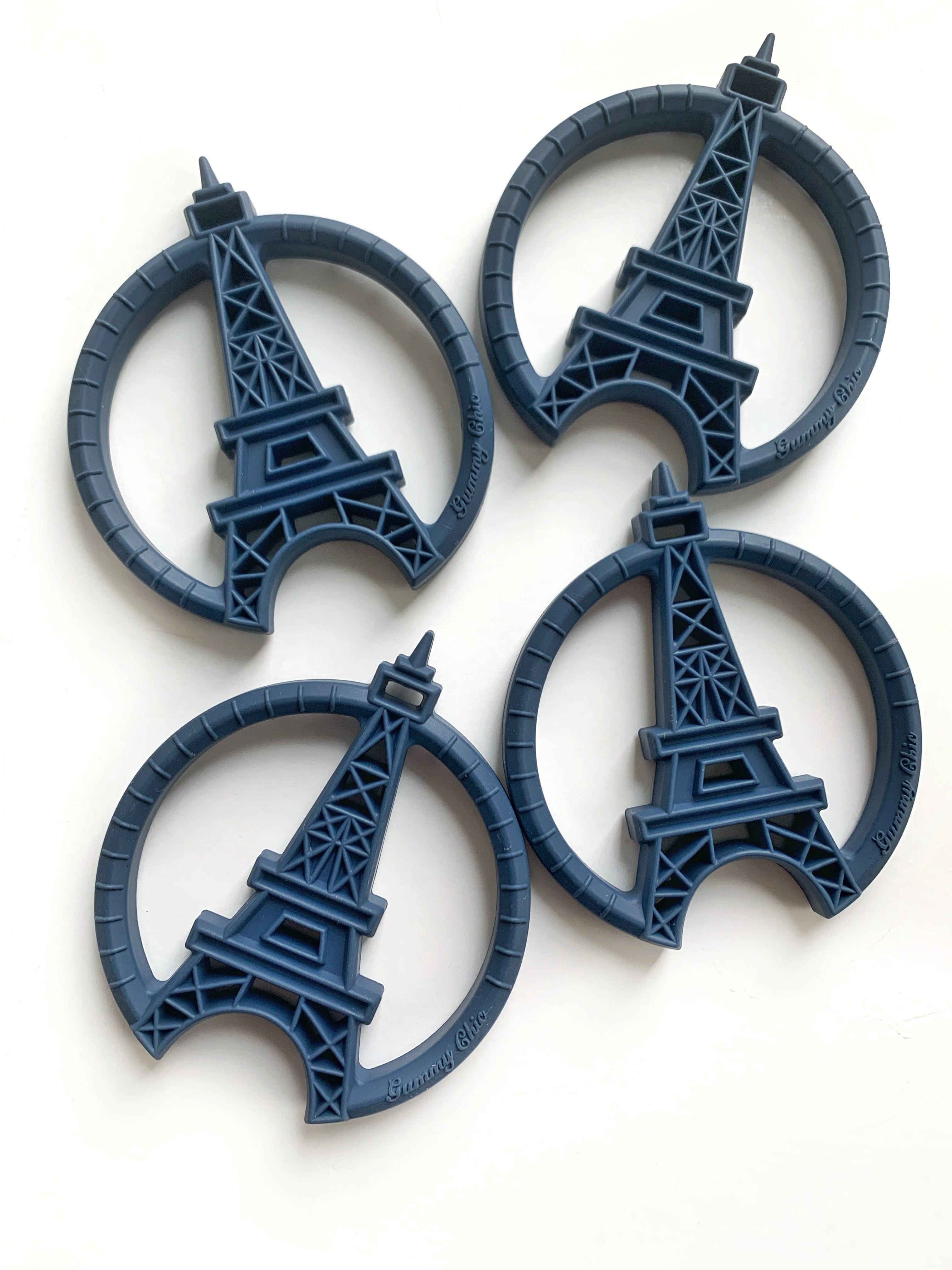 Paris Themed Baby Blanket - Organic Cotton Receiving Blanket By