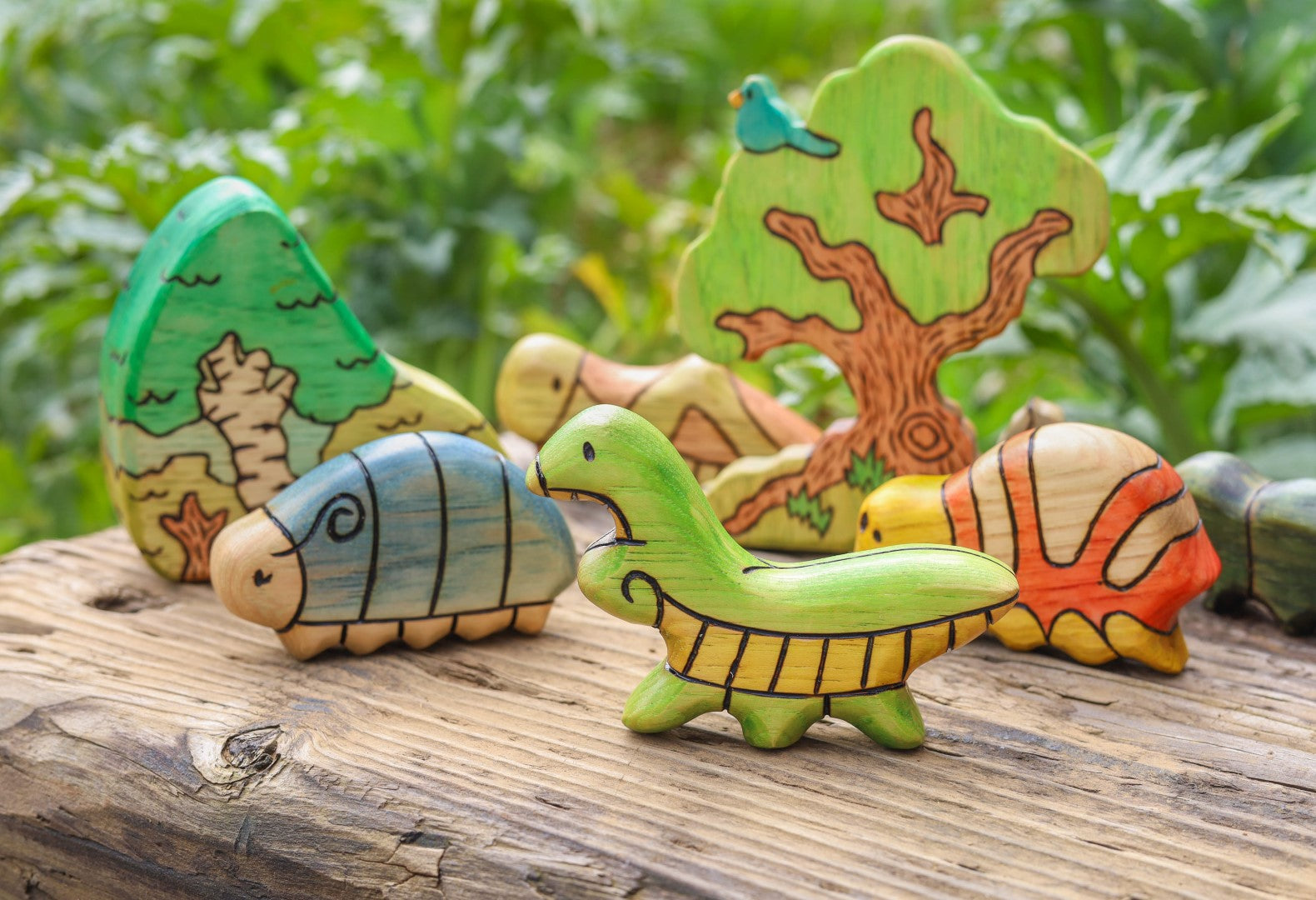 Wooden Praying Mantis Bug Toy
