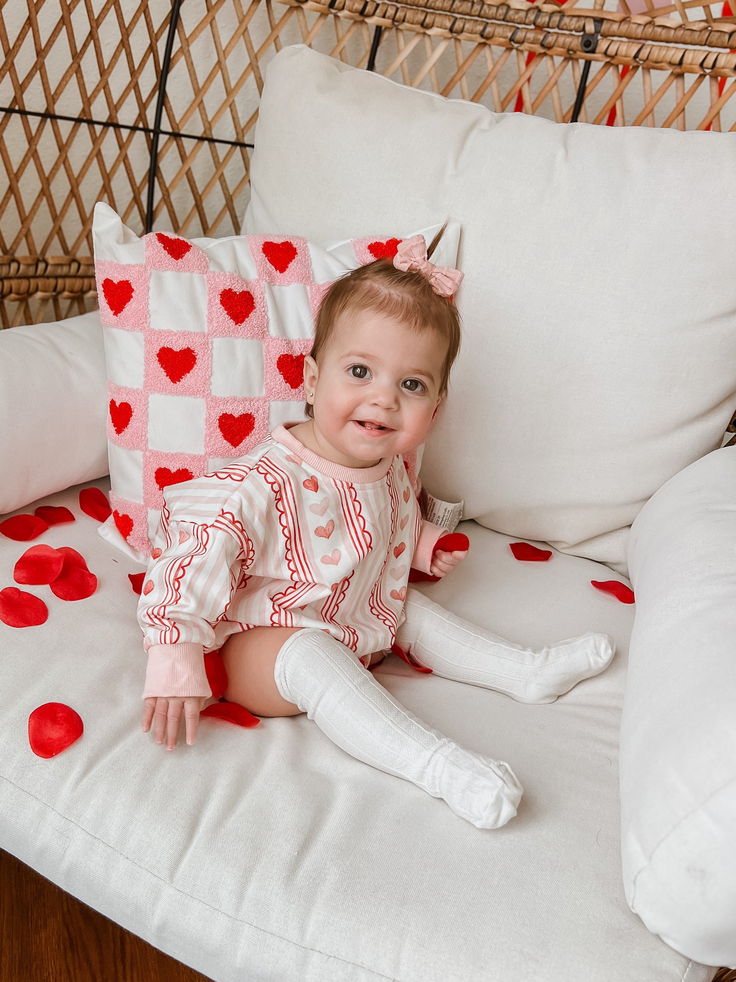 Laced With Love Sweatshirt Romper