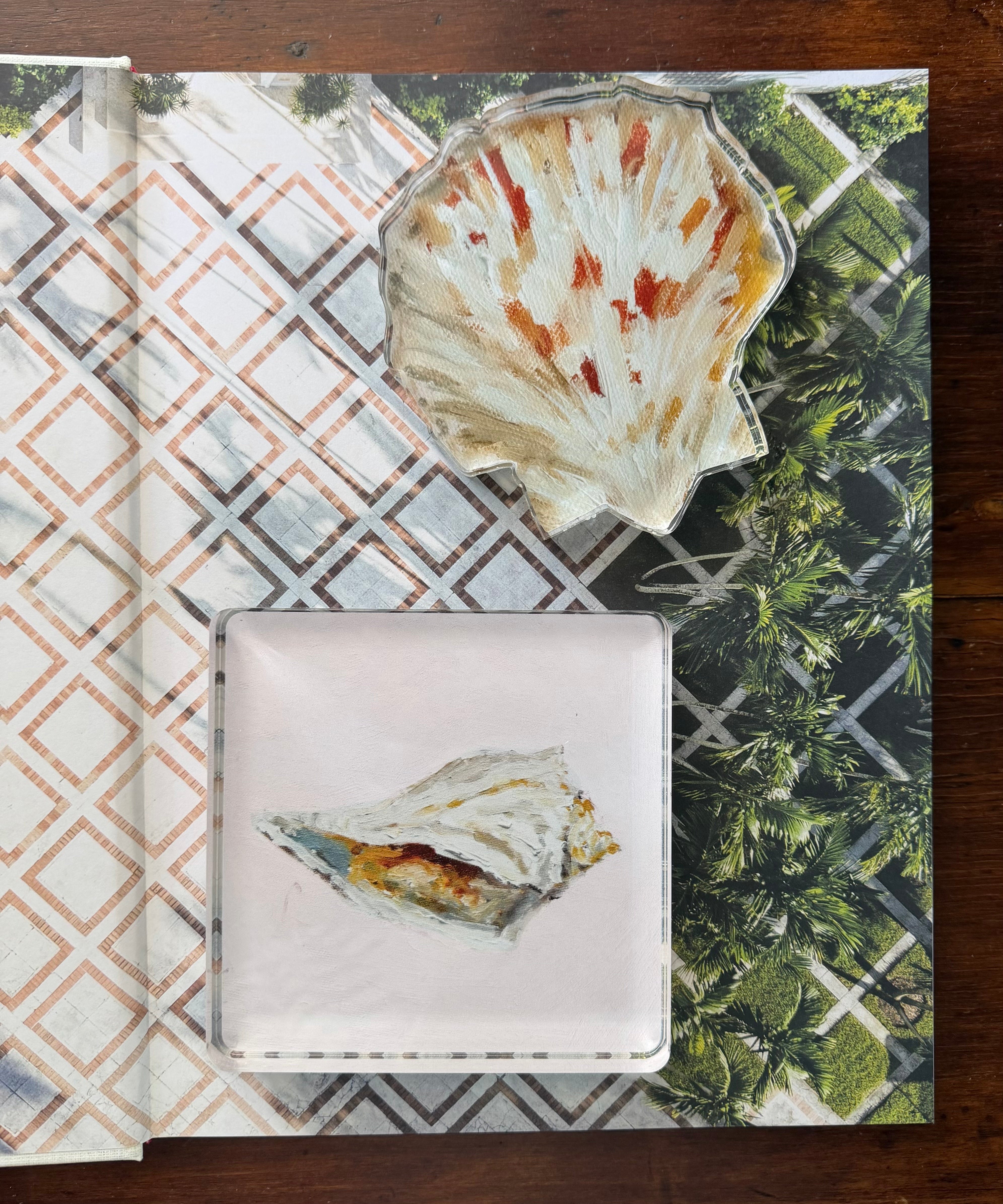 Cockle Cut-out Acrylic Art Block