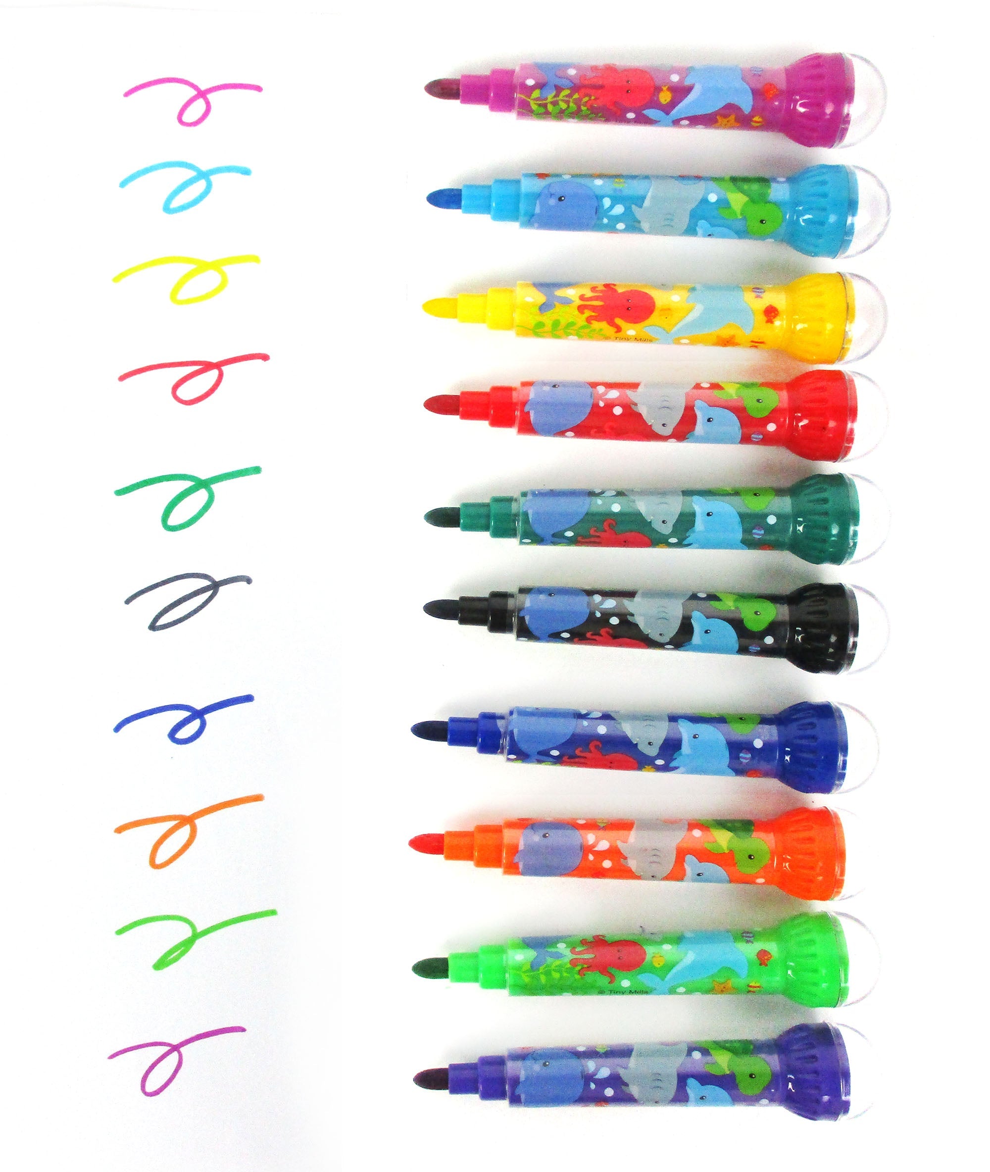 Ocean Animals Stamp Marker Set - Set Of 10