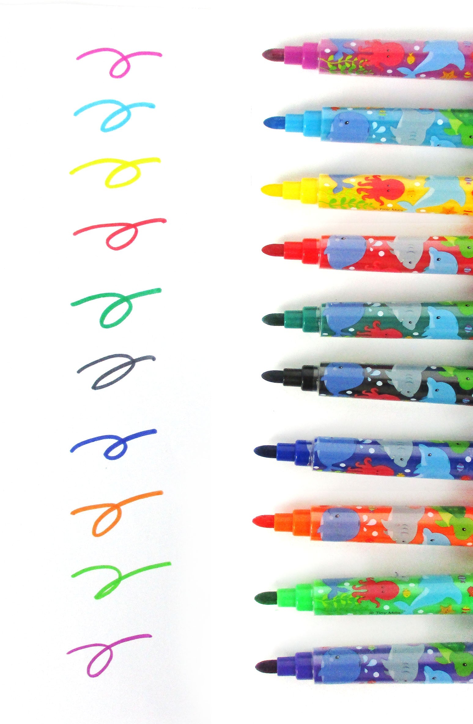 Ocean Animals Stamp Marker Set - Set Of 10