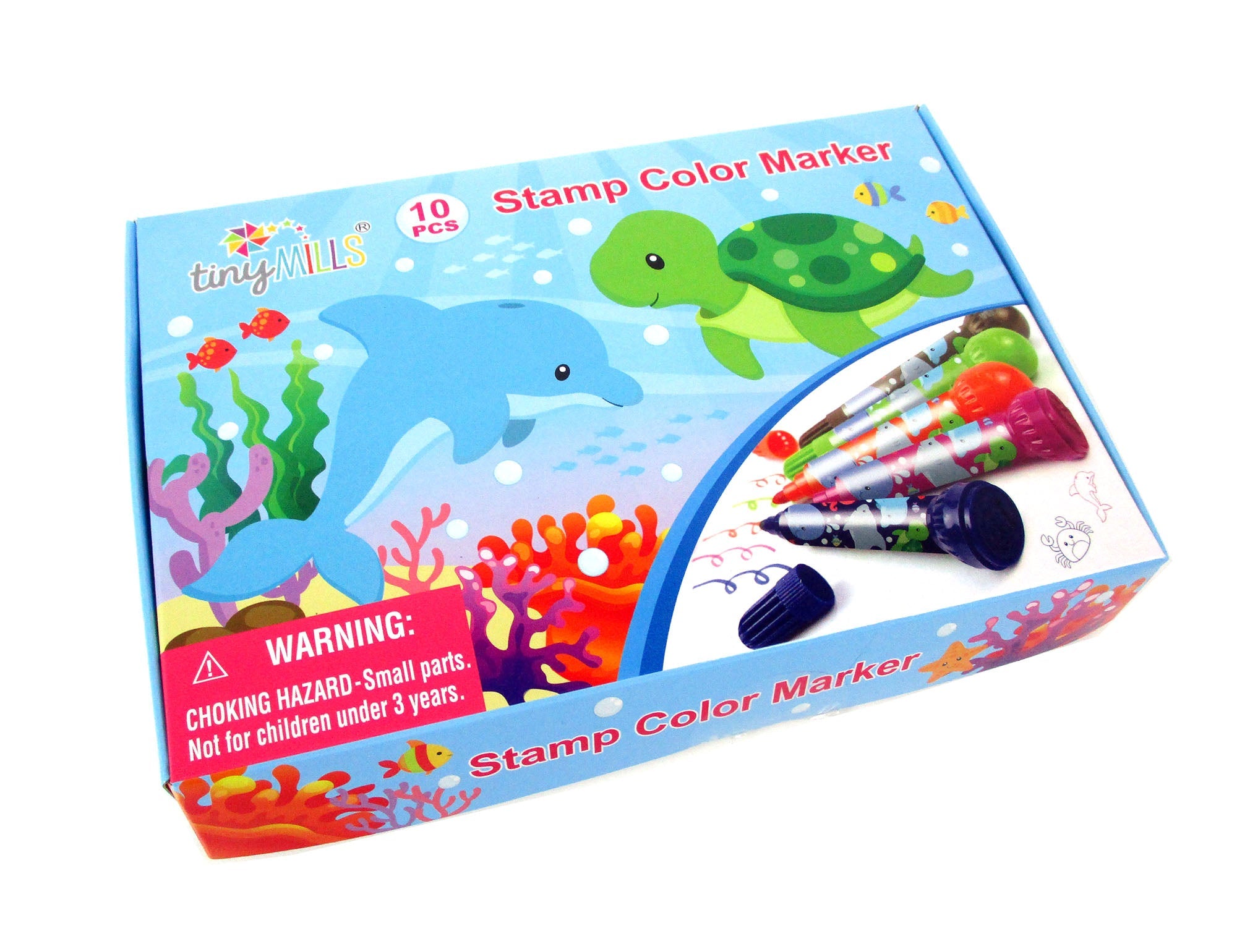 Ocean Animals Stamp Marker Set - Set Of 10