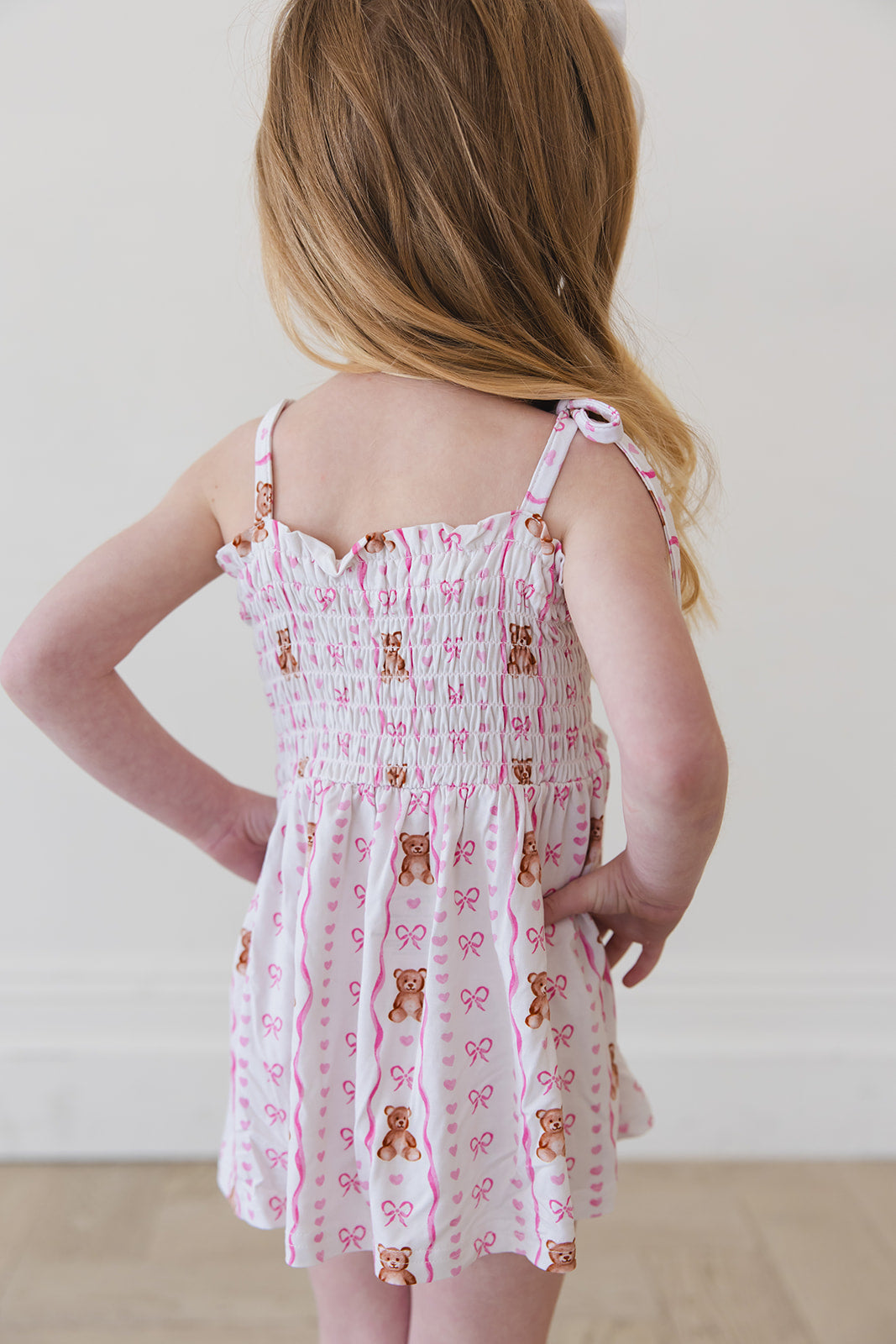 Cherie - Smocked Diaper Dress Set