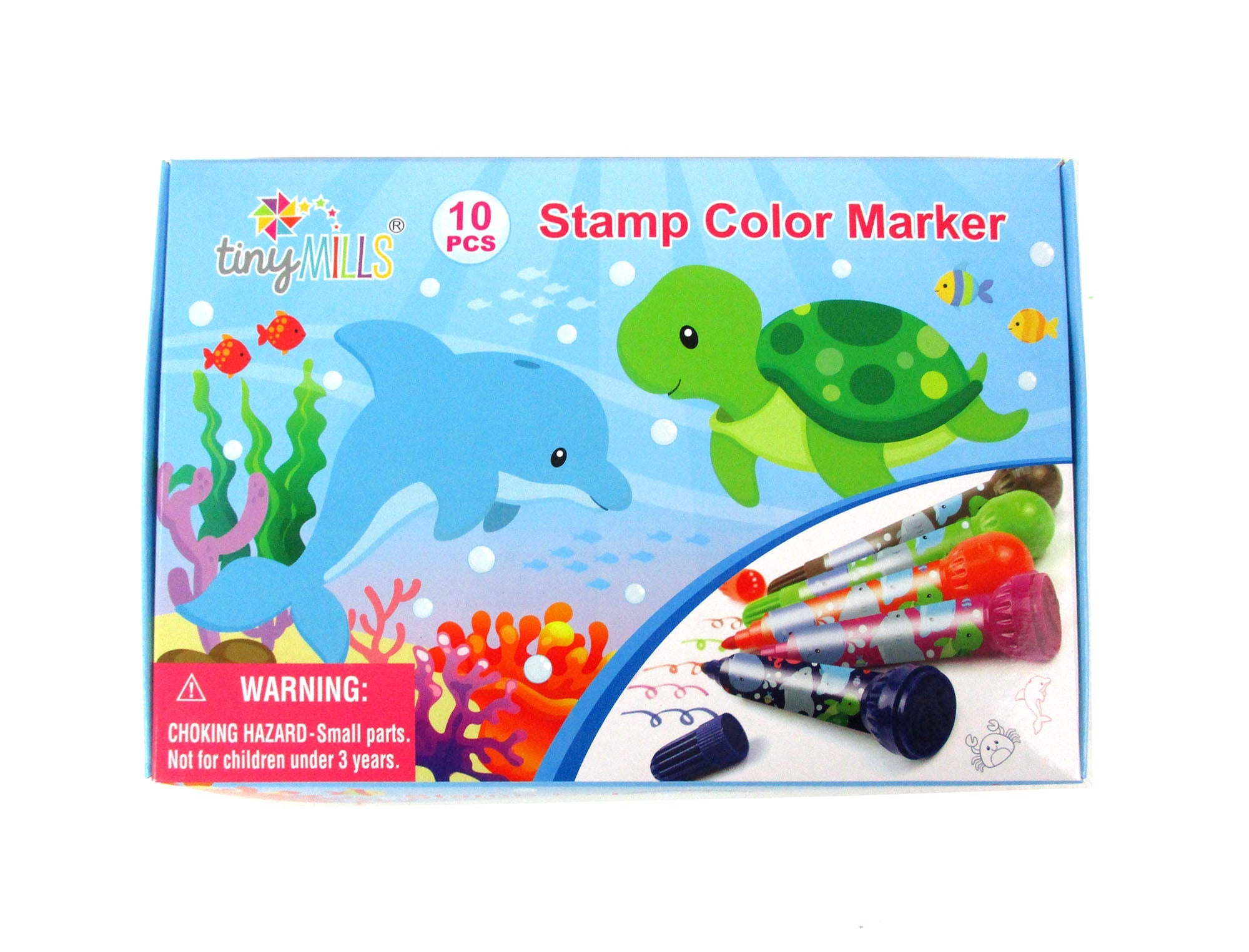 Ocean Animals Stamp Marker Set - Set Of 10