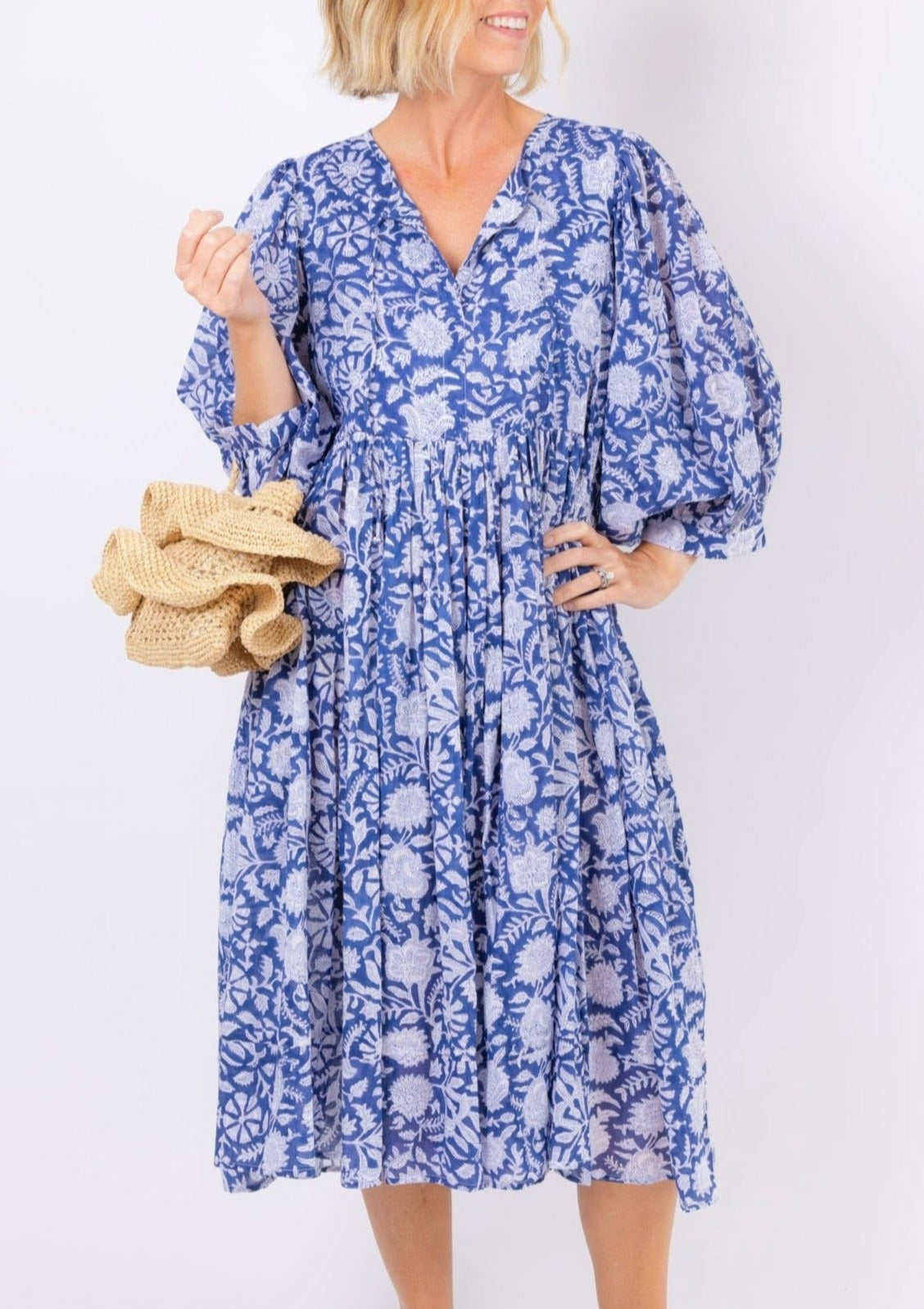 Amalfi Dress- Blue