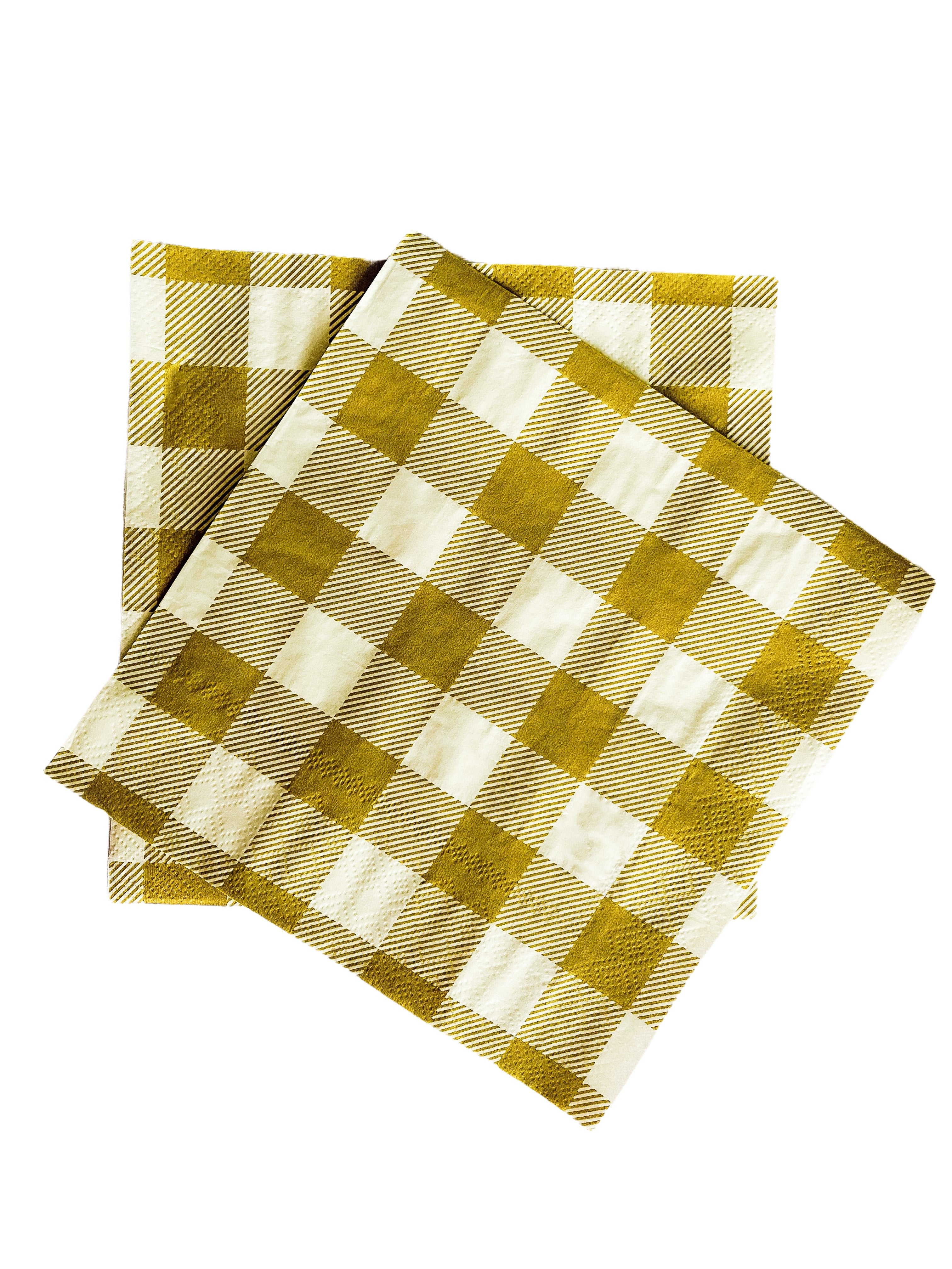 Gold Matte Napkin, Large