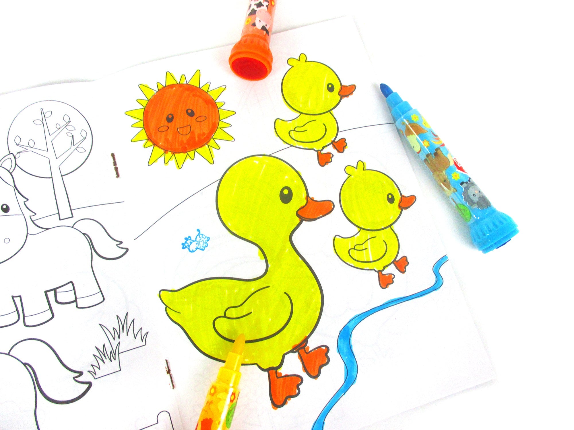Farm Animals Stamp Marker Set - Set Of 10